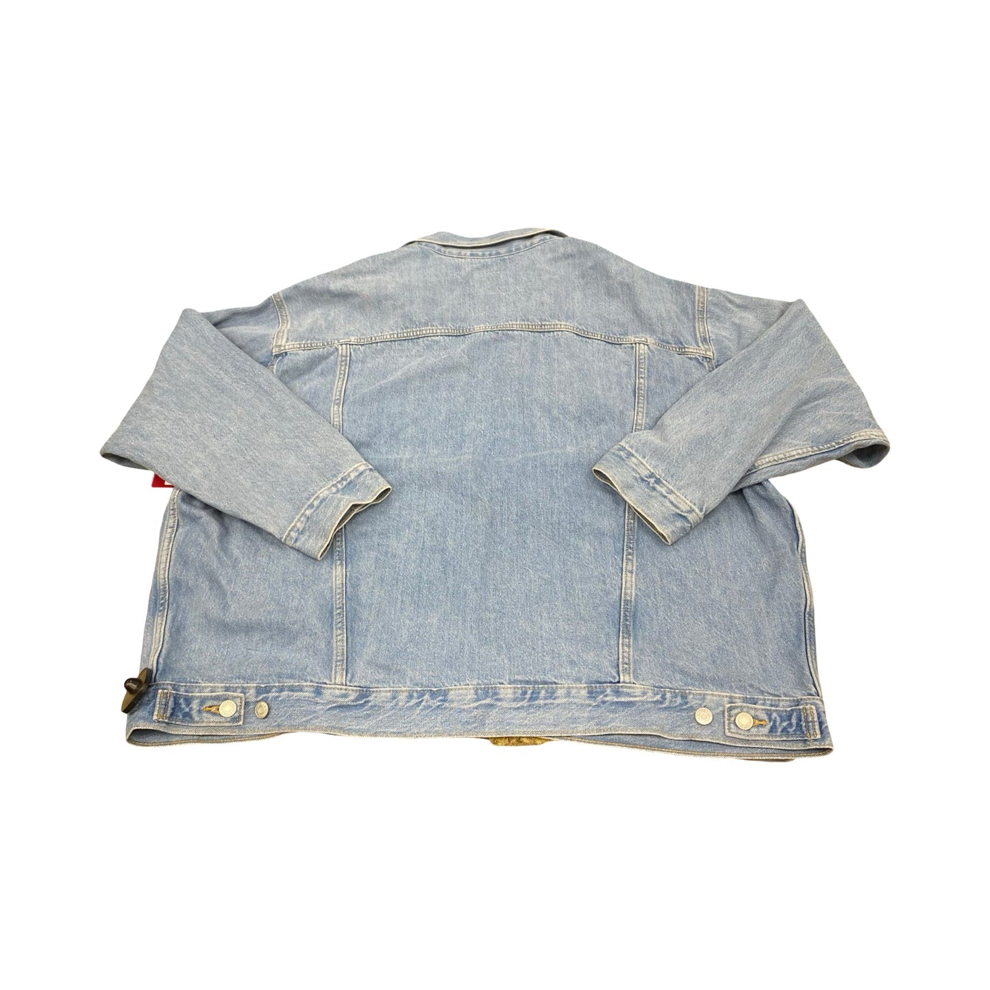 Jacket Denim By Levis In Blue Denim, Size:Xxl