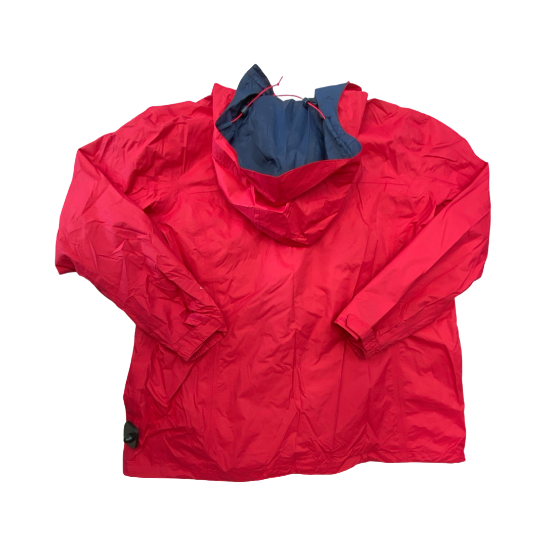 Jacket Windbreaker By Columbia In Pink, Size:2X