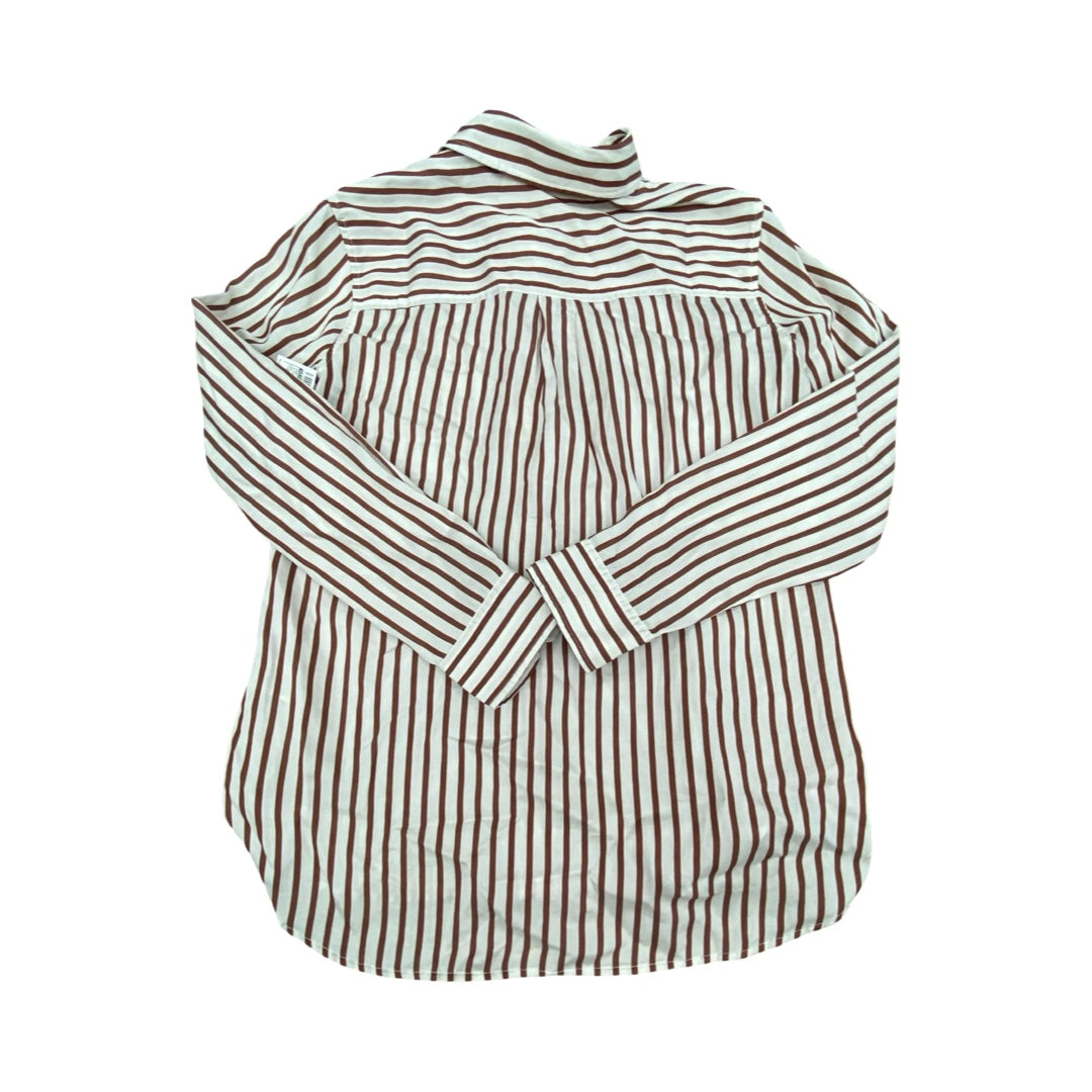 Top Ls By Cloth & Stone In Striped Pattern, Size:Xs