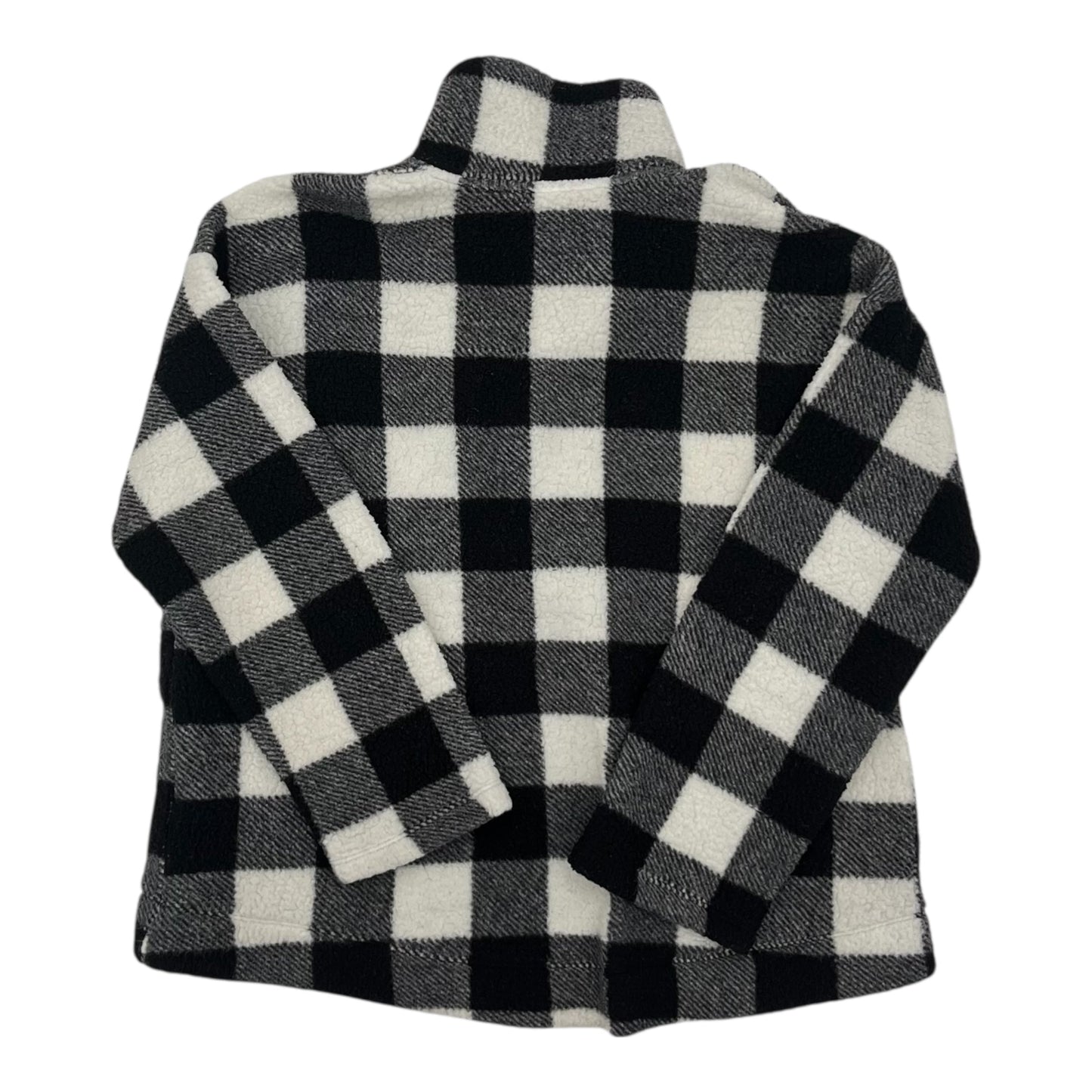 Jacket Fleece By Old Navy In Plaid Pattern, Size:Xl