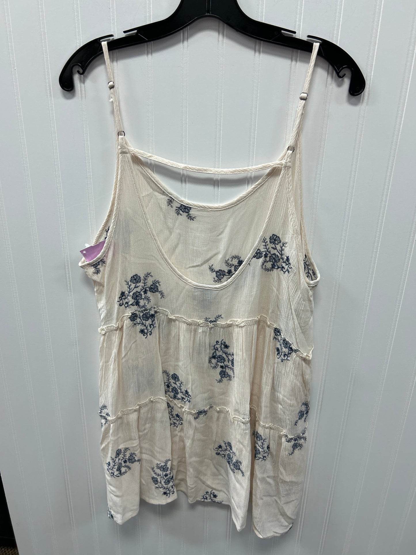 Top Sleeveless By Daytrip In Cream, Size:L