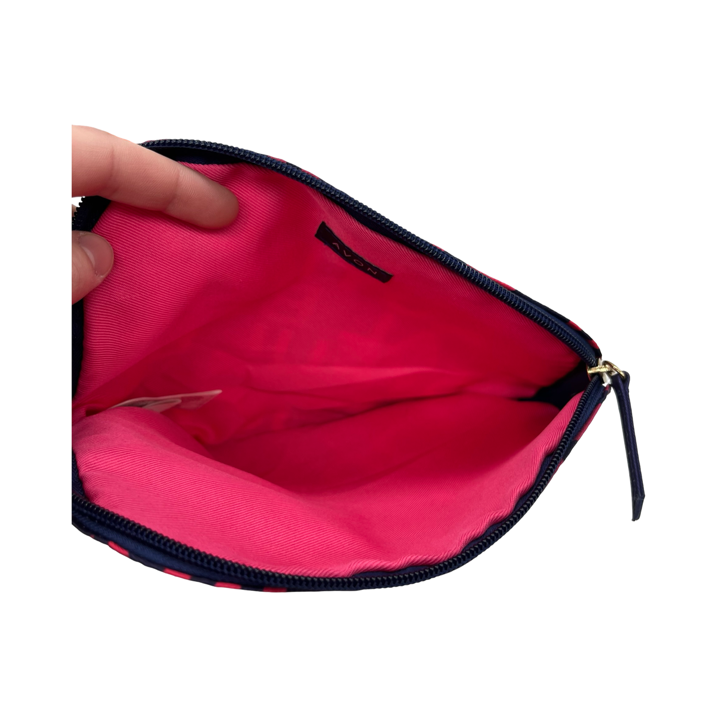 Makeup Bag By Avon In Pink & Purple, Size:Medium