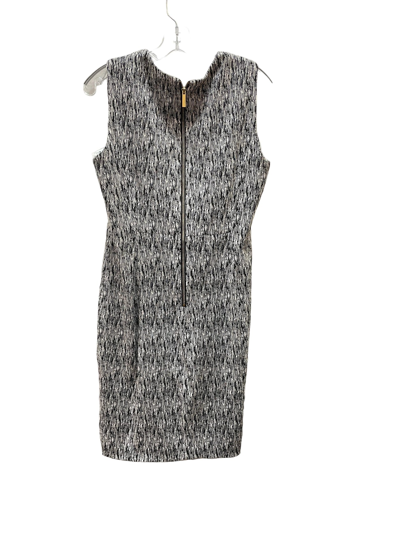 Dress Work By Calvin Klein In Black & White, Size:12
