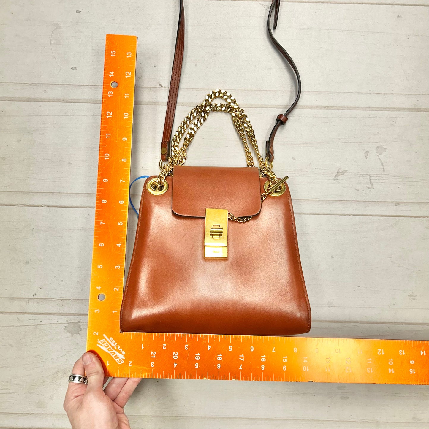 Crossbody Luxury Designer By Chloe, Size: Small