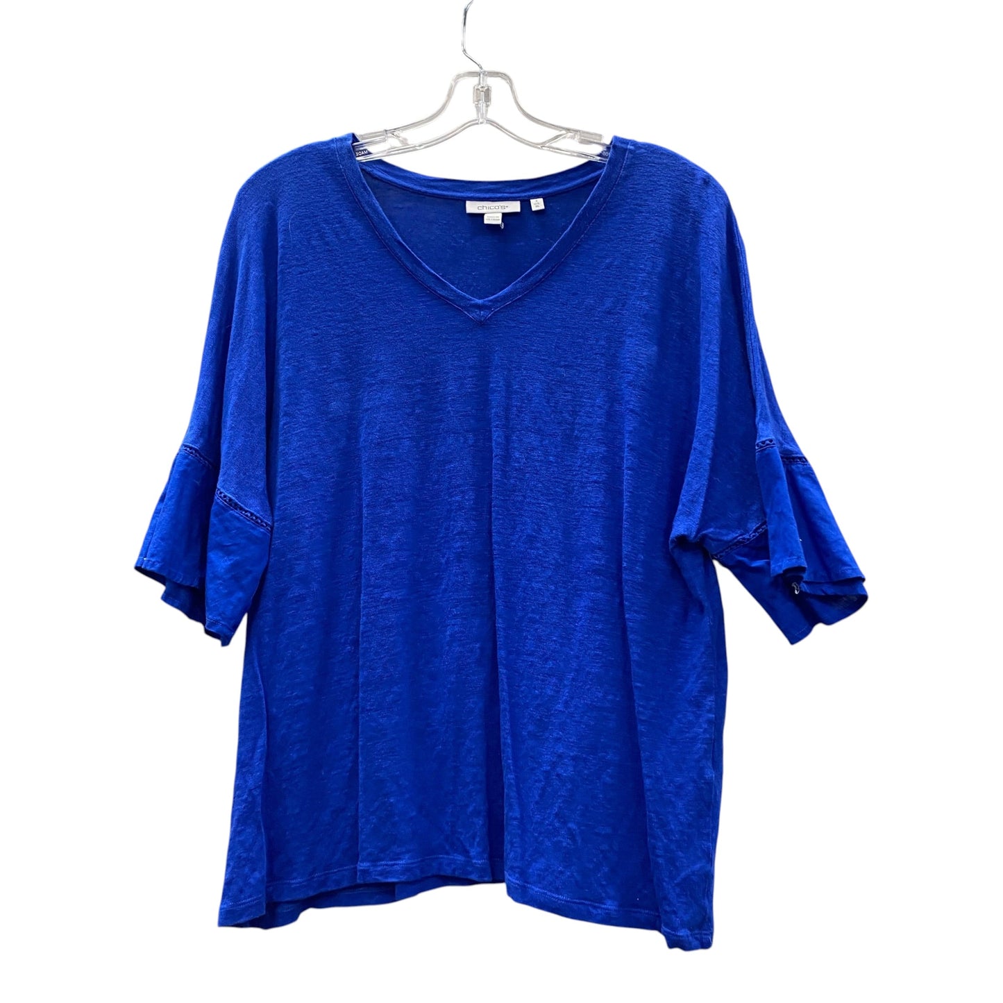Top Ss By Chicos In Blue, Size:Xl
