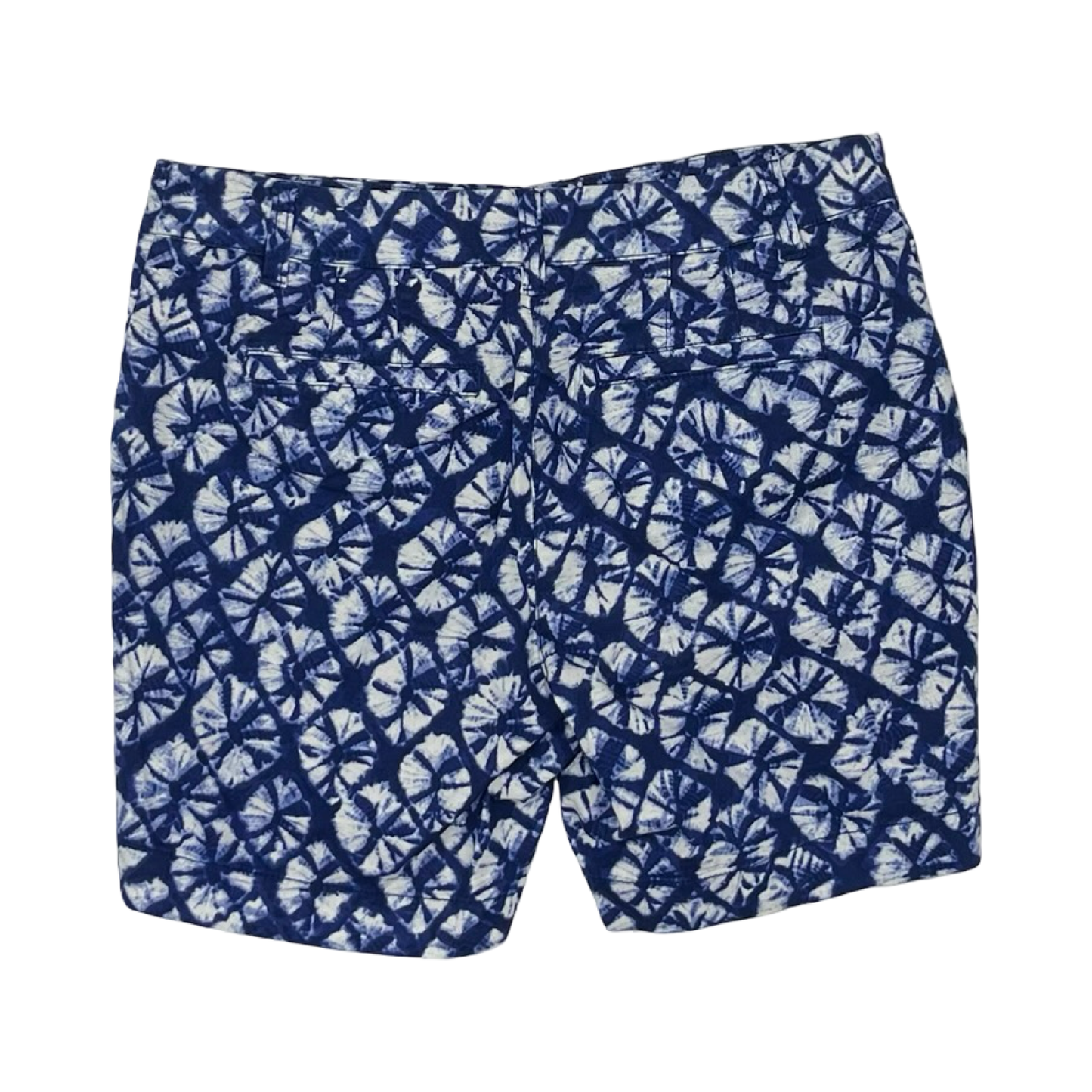 Shortalls By Talbots In Blue & White, Size:6