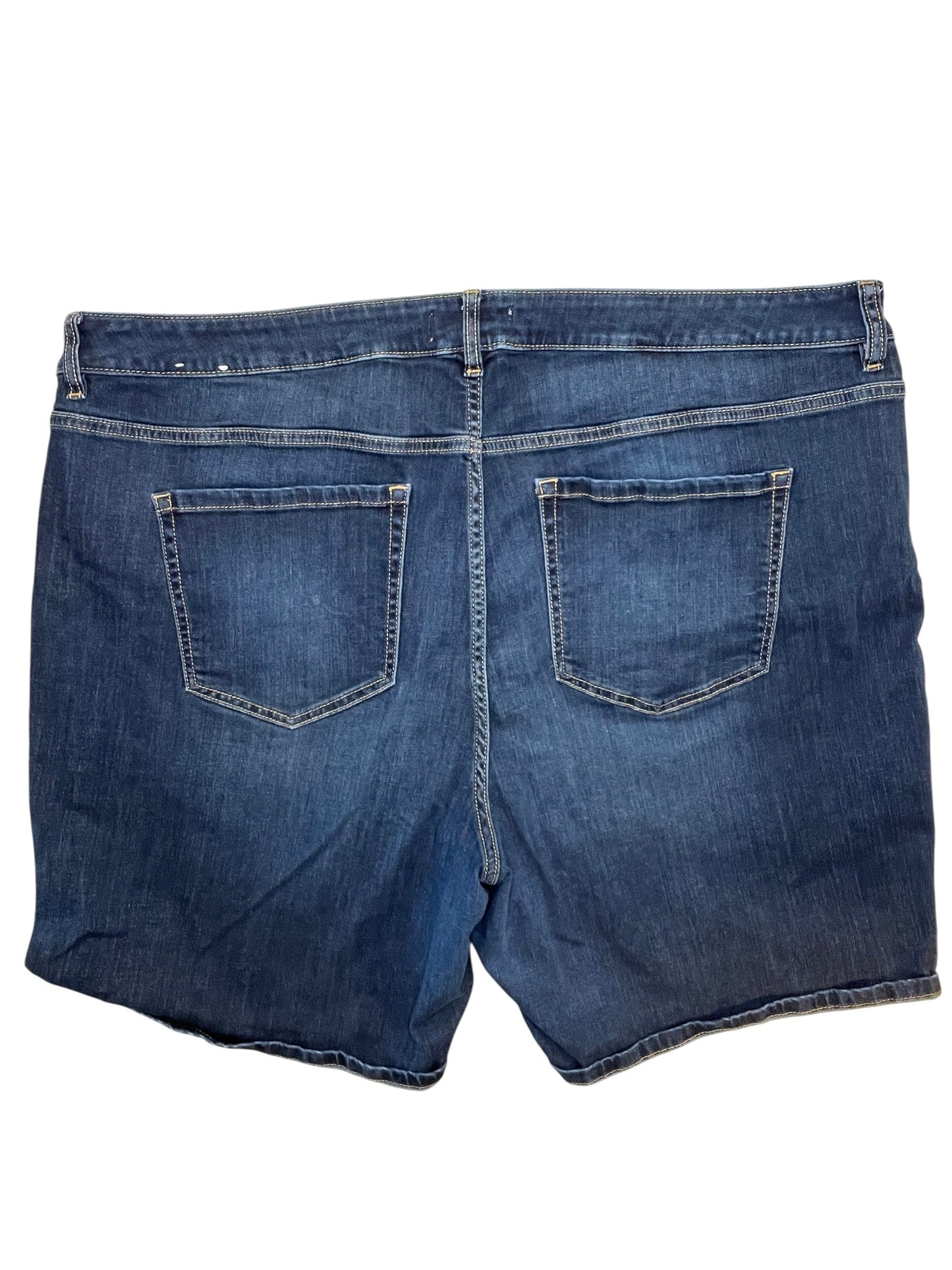 Shorts By Lane Bryant In Blue Denim, Size:3X