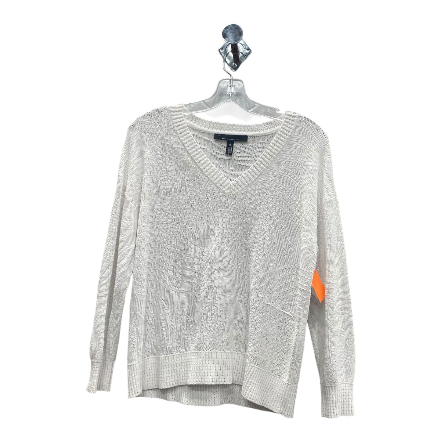 Sweater By White House Black Market In White, Size:M