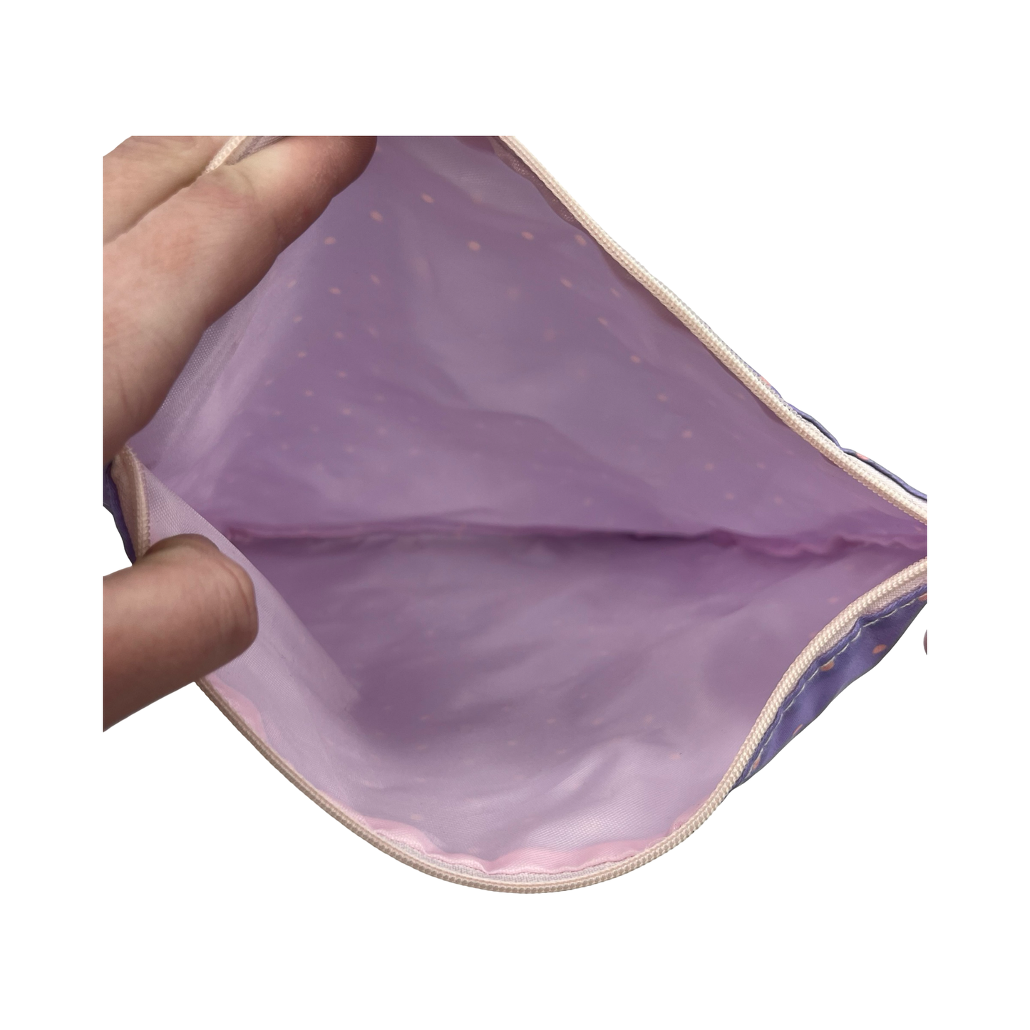 Makeup Bag By Clothes Mentor In Purple, Size:Large
