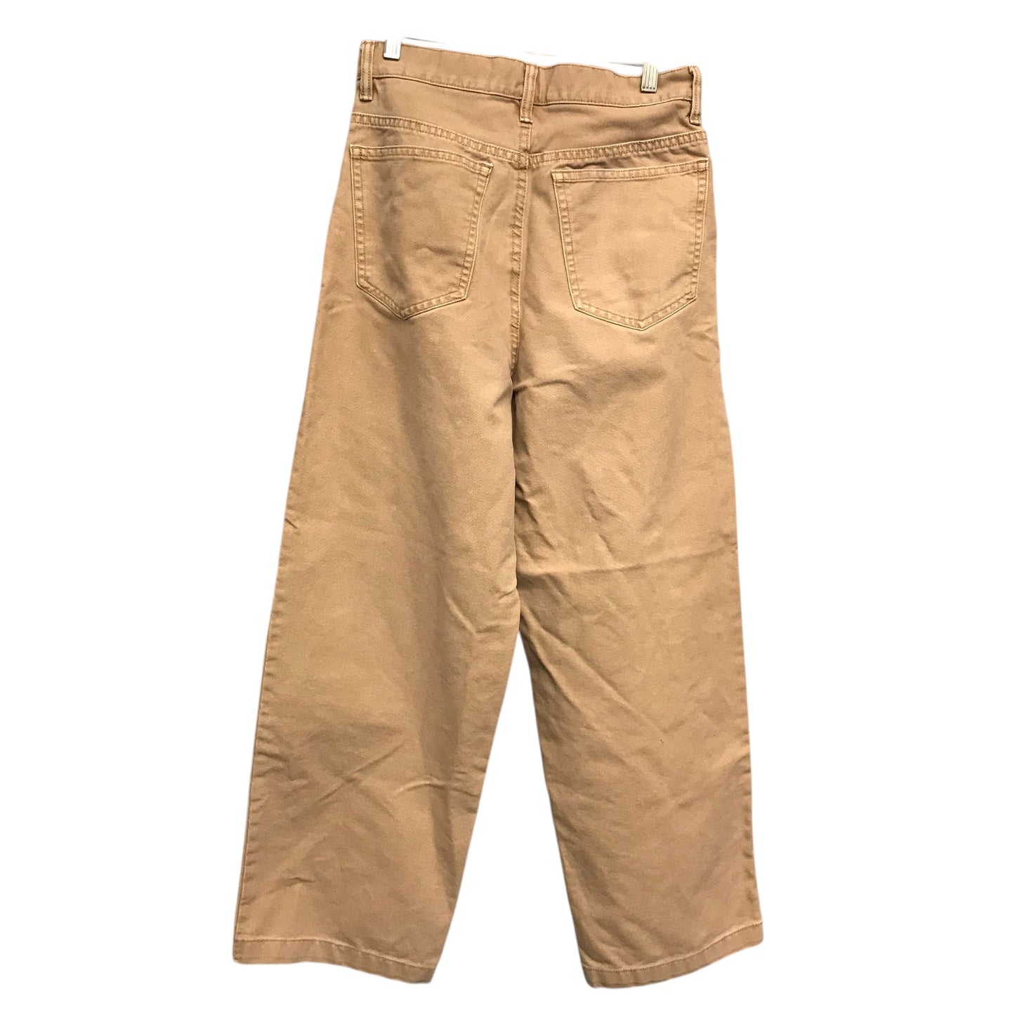 Jeans Wide Leg By H&M In Tan, Size:6