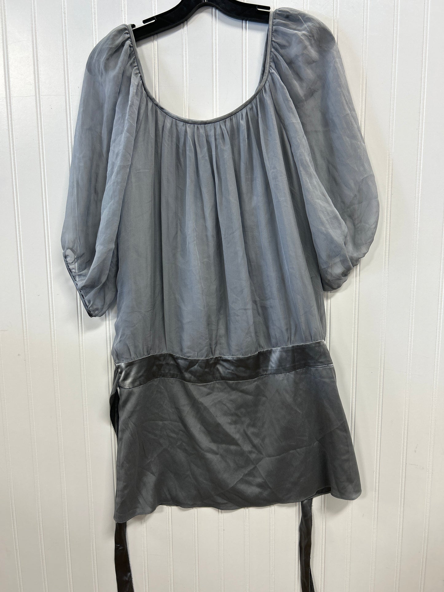 Dress Casual Midi By Rebecca Taylor In Grey, Size:8