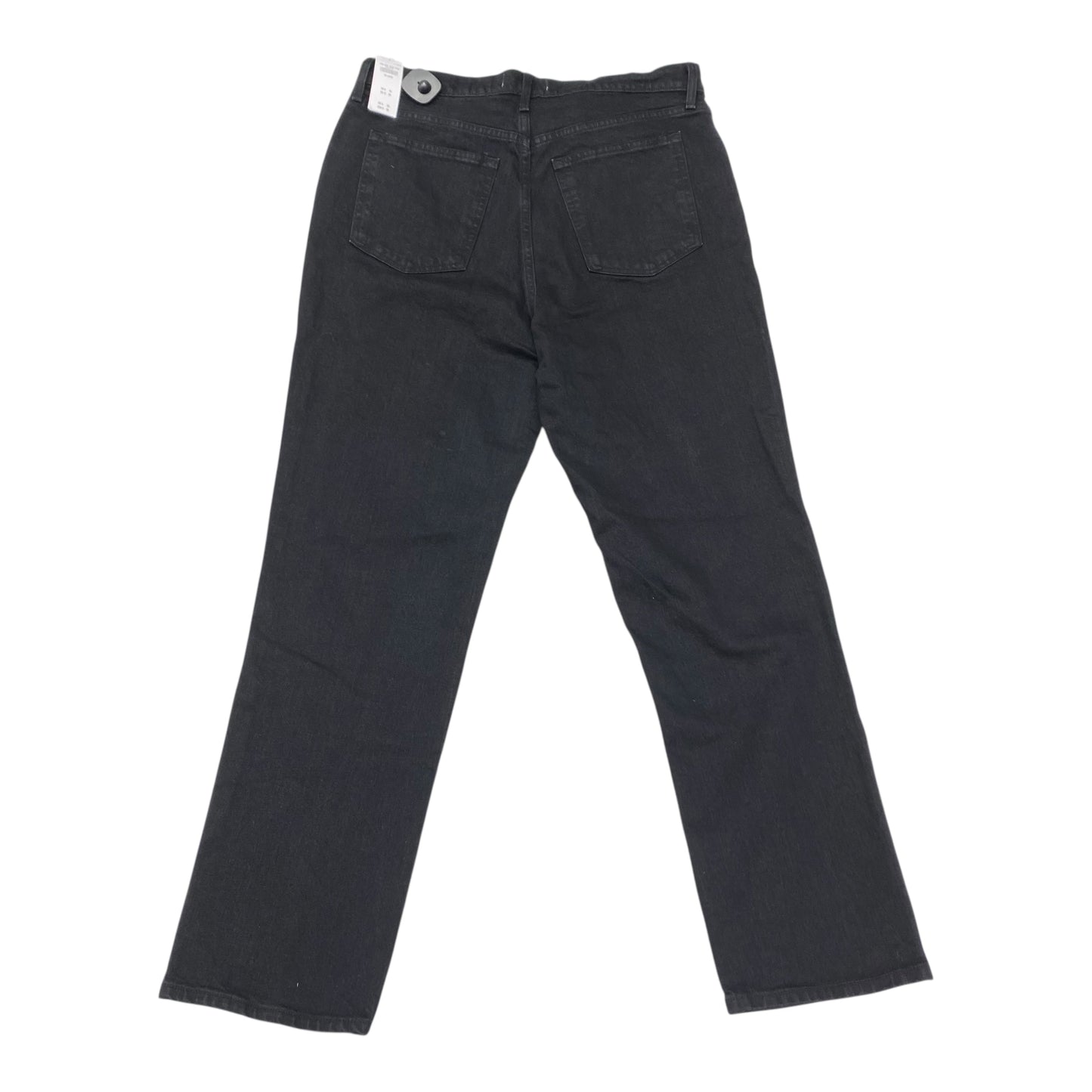 Jeans Straight By Abercrombie And Fitch In Black Denim, NWT! Size:16L