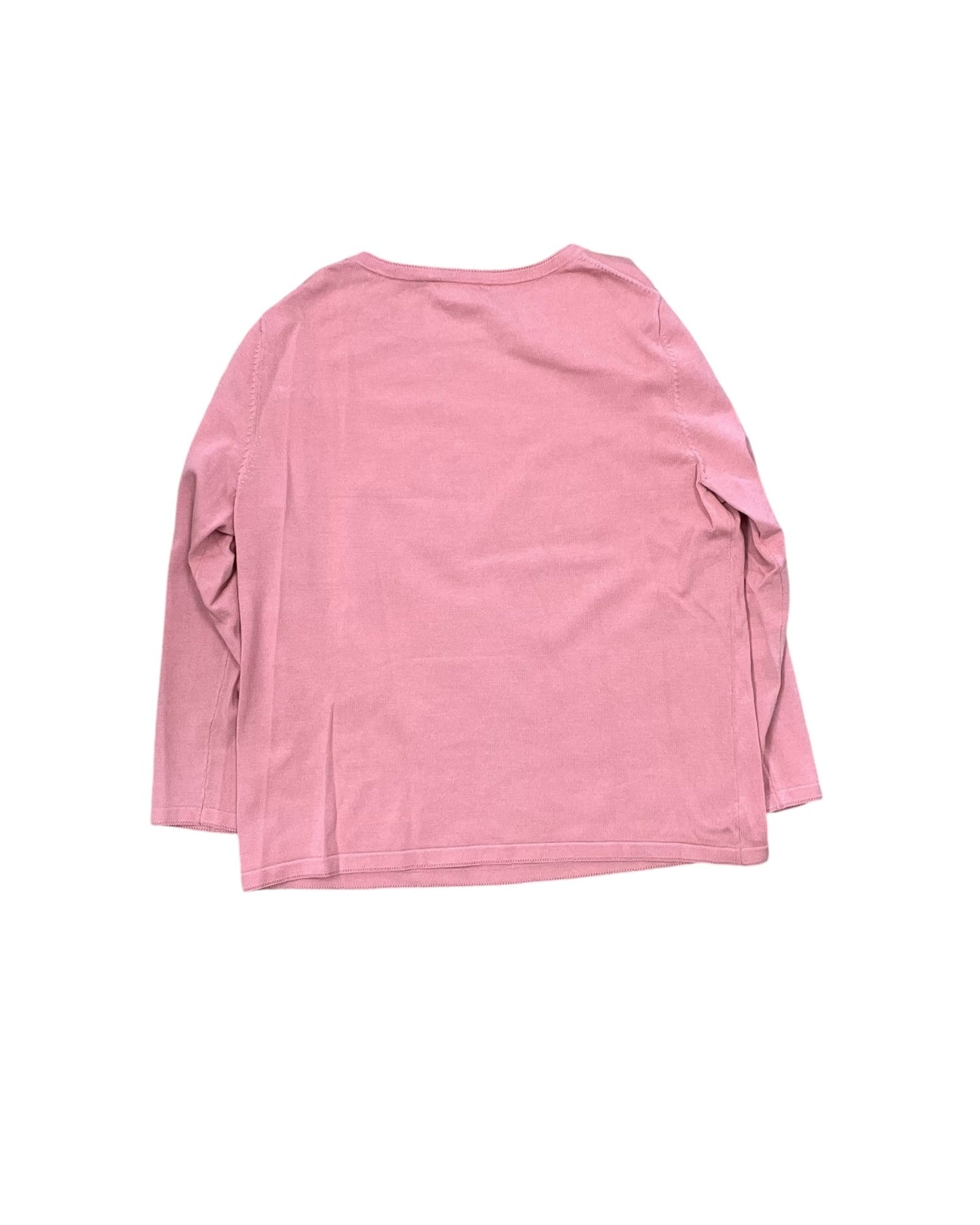 Top 3/4 Sleeve By Pendleton In Peach, Size:M
