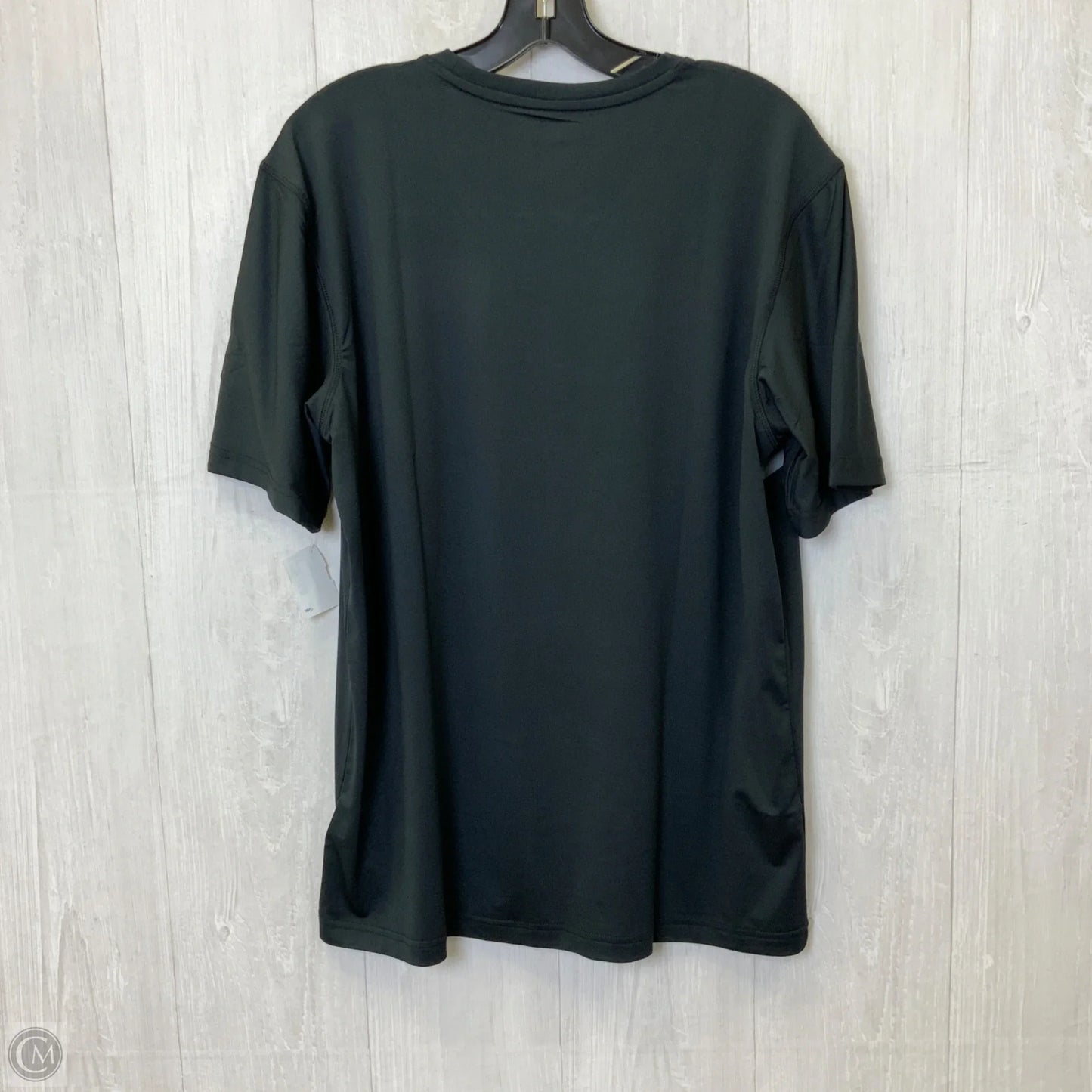 Athletic Top Short Sleeve By Adidas In Black, Size: 2x