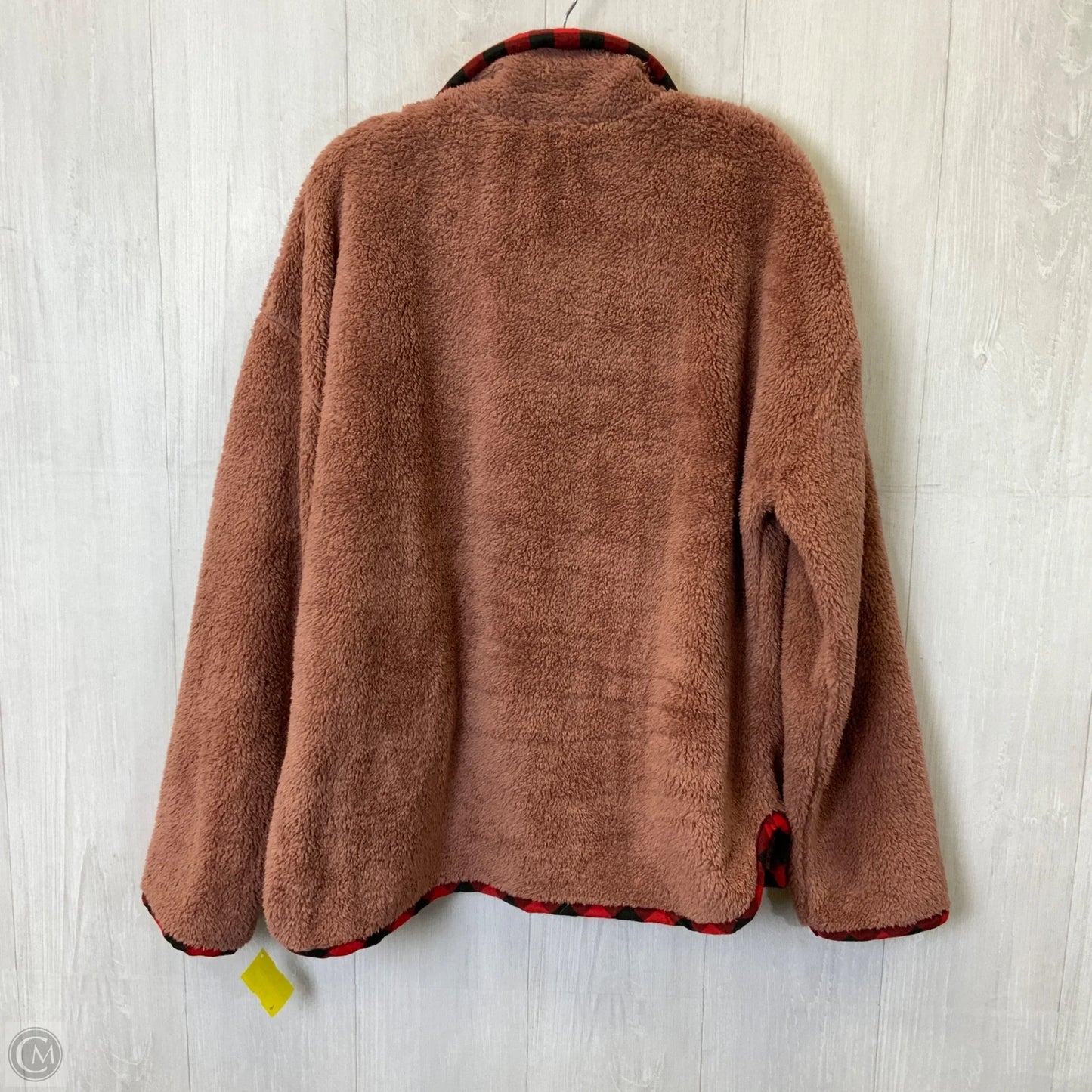 Jacket Faux Fur & Sherpa By Clothes Mentor In Pink, Size: Xl