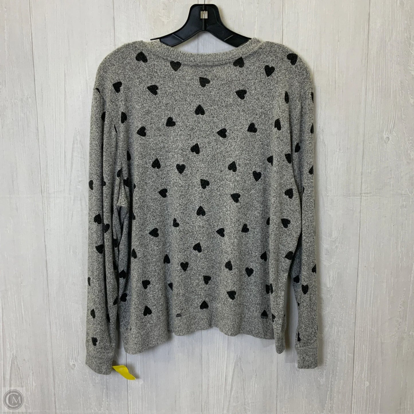 Top Long Sleeve By Lucky Brand In Grey, Size: 1x
