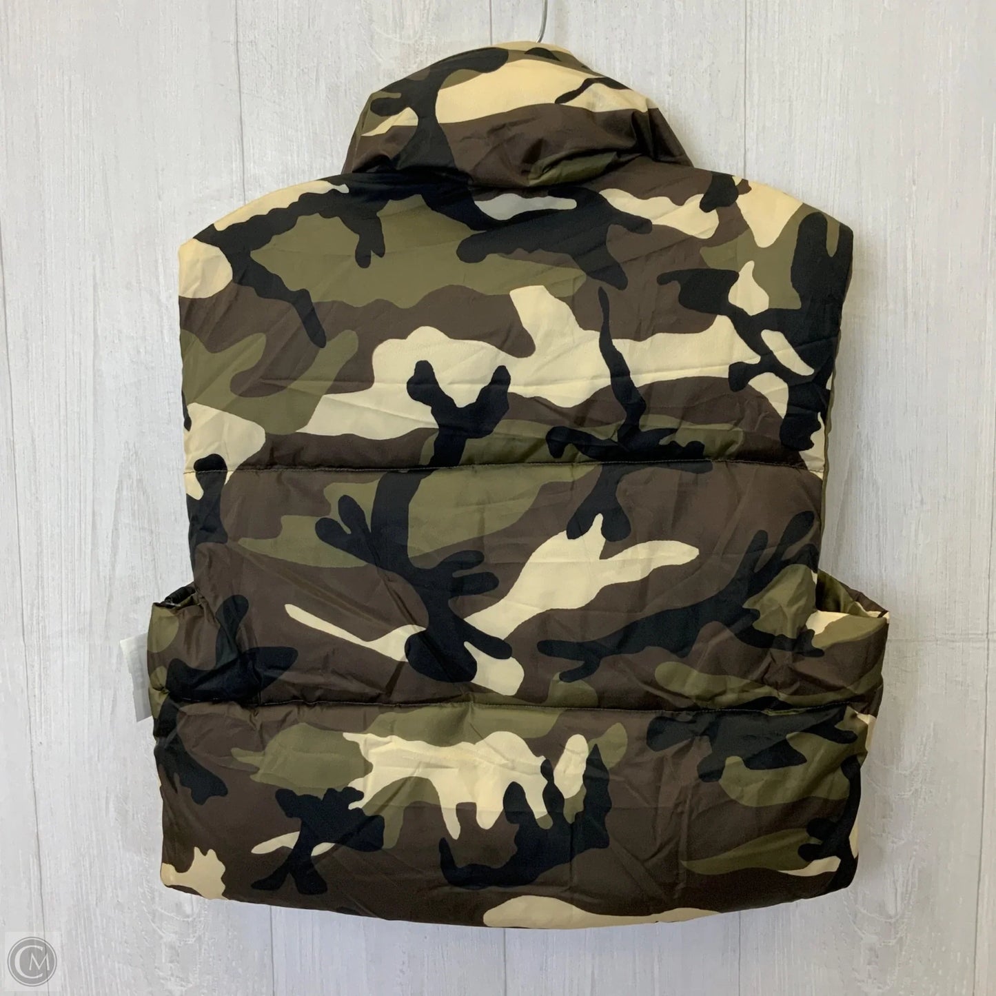Vest Puffer & Quilted By Clothes Mentor In Camouflage Print, Size: S