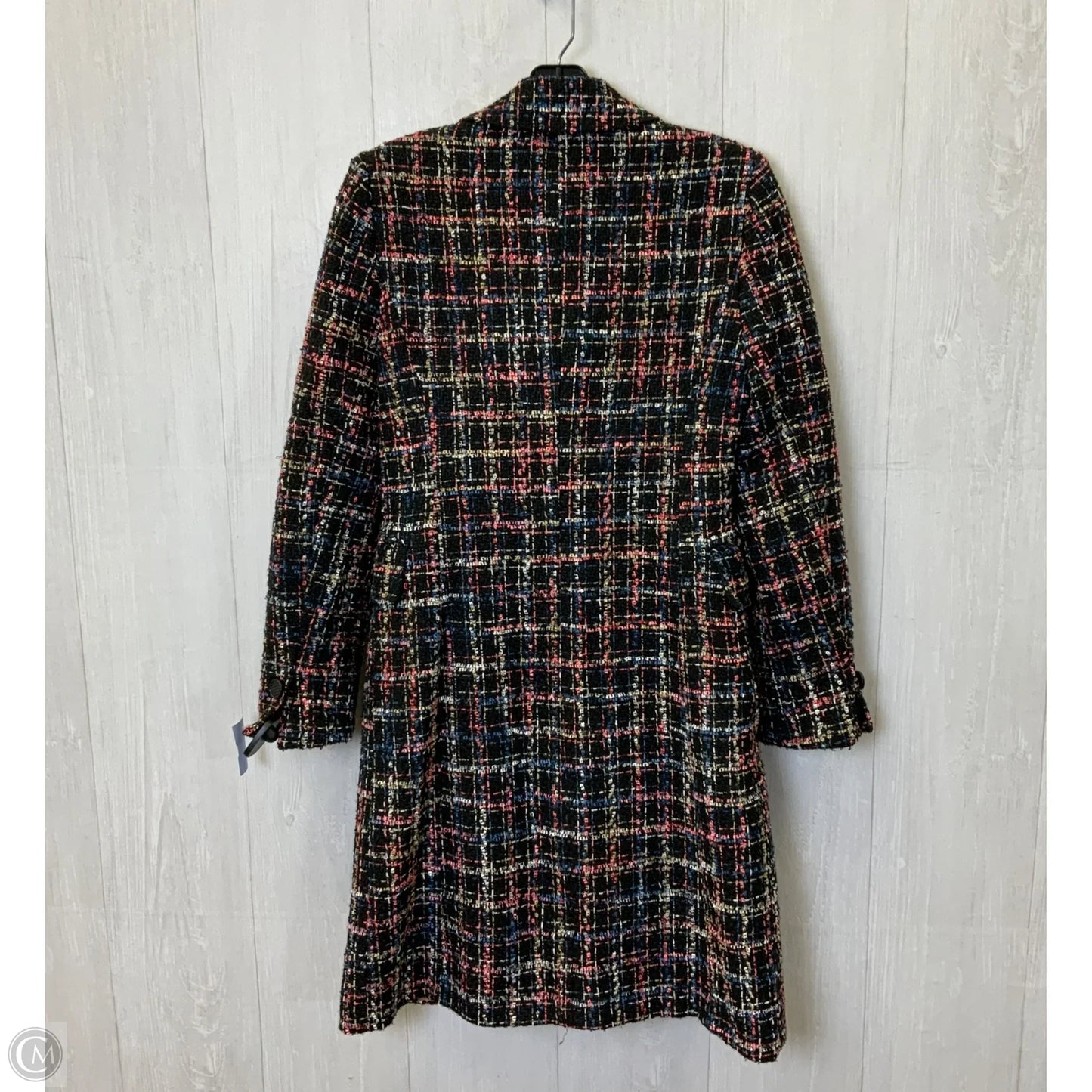 Coat Peacoat By Clothes Mentor In Black & Pink, Size: Xs