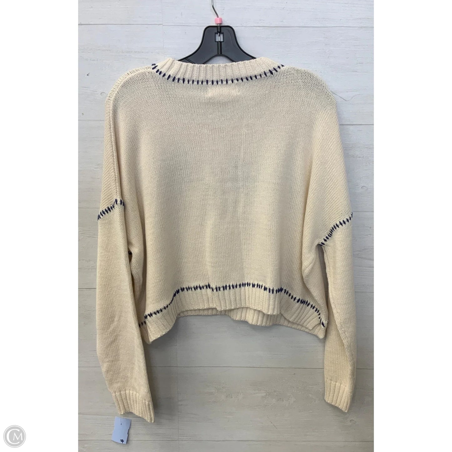 Sweater By Jessica Simpson In Cream, Size: Xl