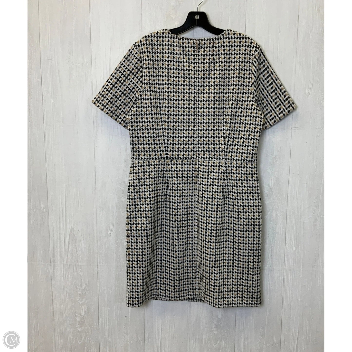 Dress Work By Ann Taylor In Grey & Tan, Size: L