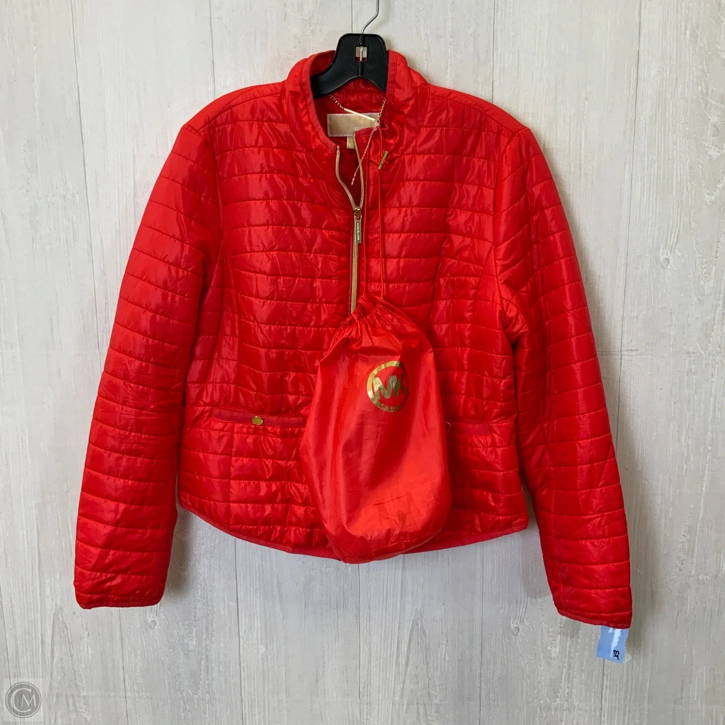Coat Puffer & Quilted By Michael By Michael Kors In Red, Size: L