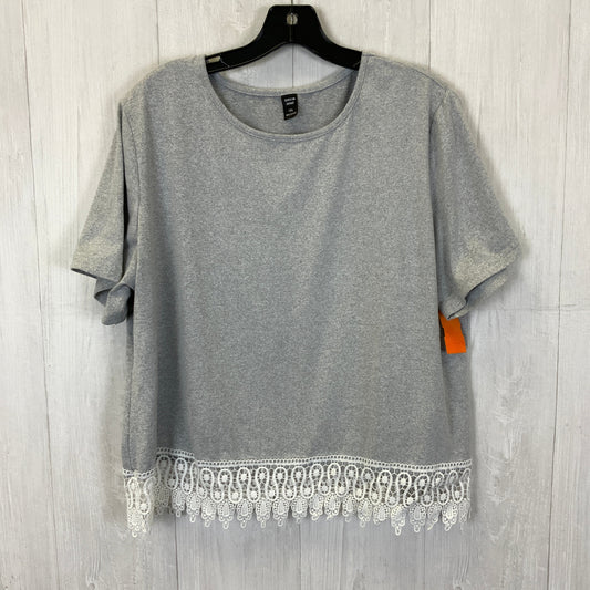Top Short Sleeve Basic By Shein  Size: 1x