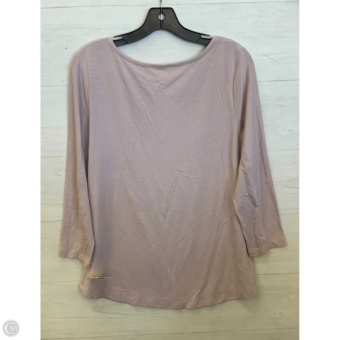 Top Long Sleeve By Soft Surroundings In Striped Pattern, Size: M