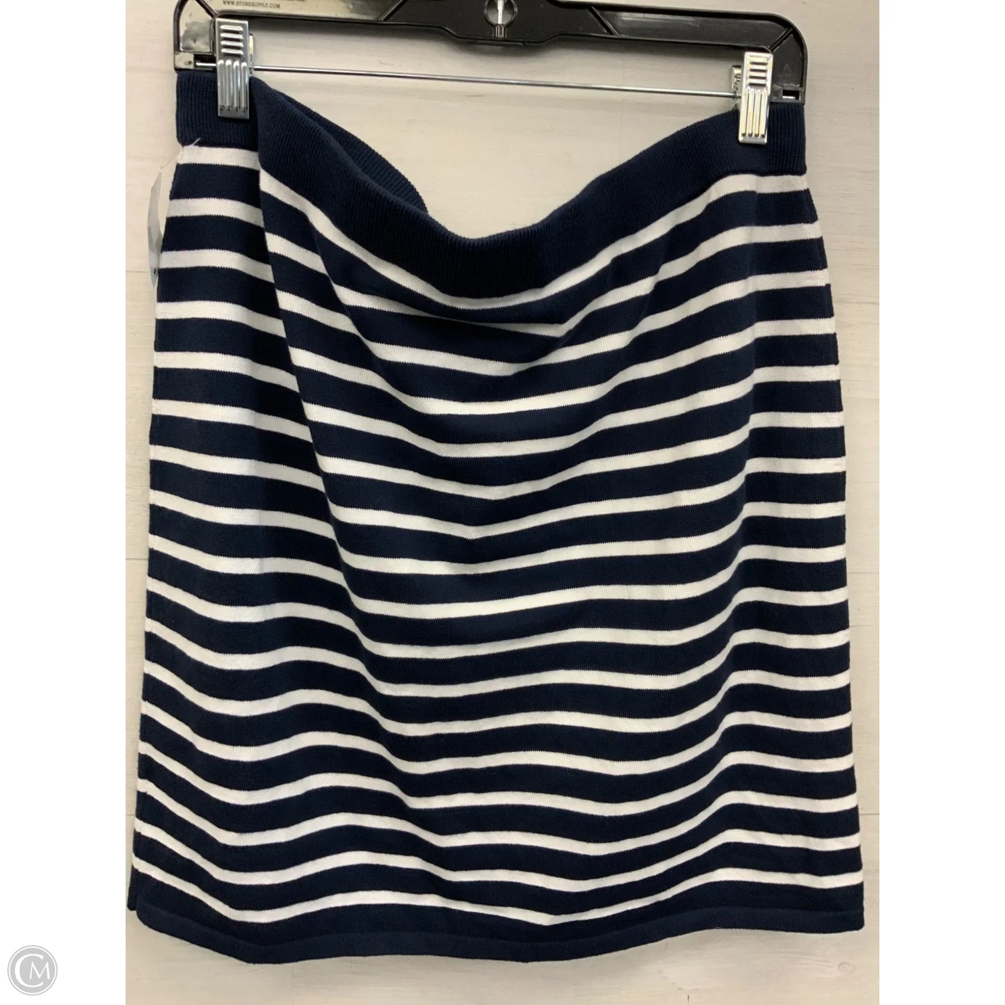 Skirt Mini & Short By Michael By Michael Kors In Blue & White, Size: Xl