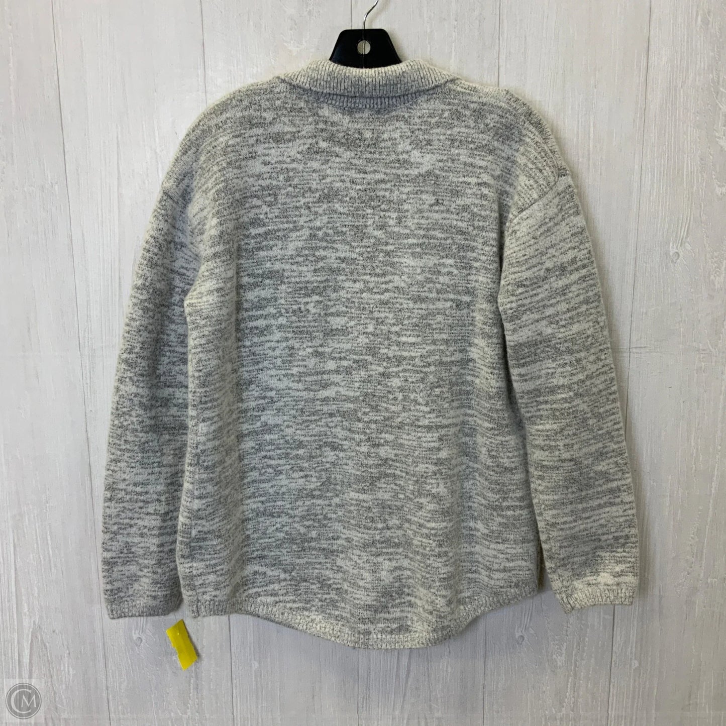 Sweater Cardigan By Clothes Mentor In Grey, Size: Xl