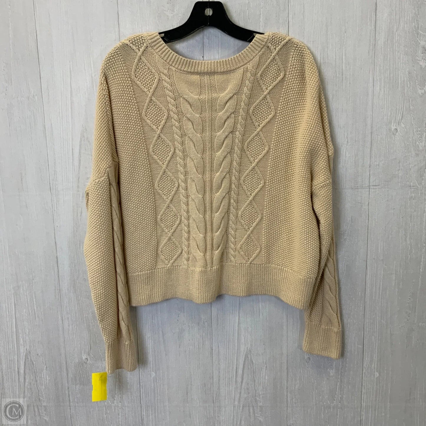 Sweater By Cabi In Cream, Size: L