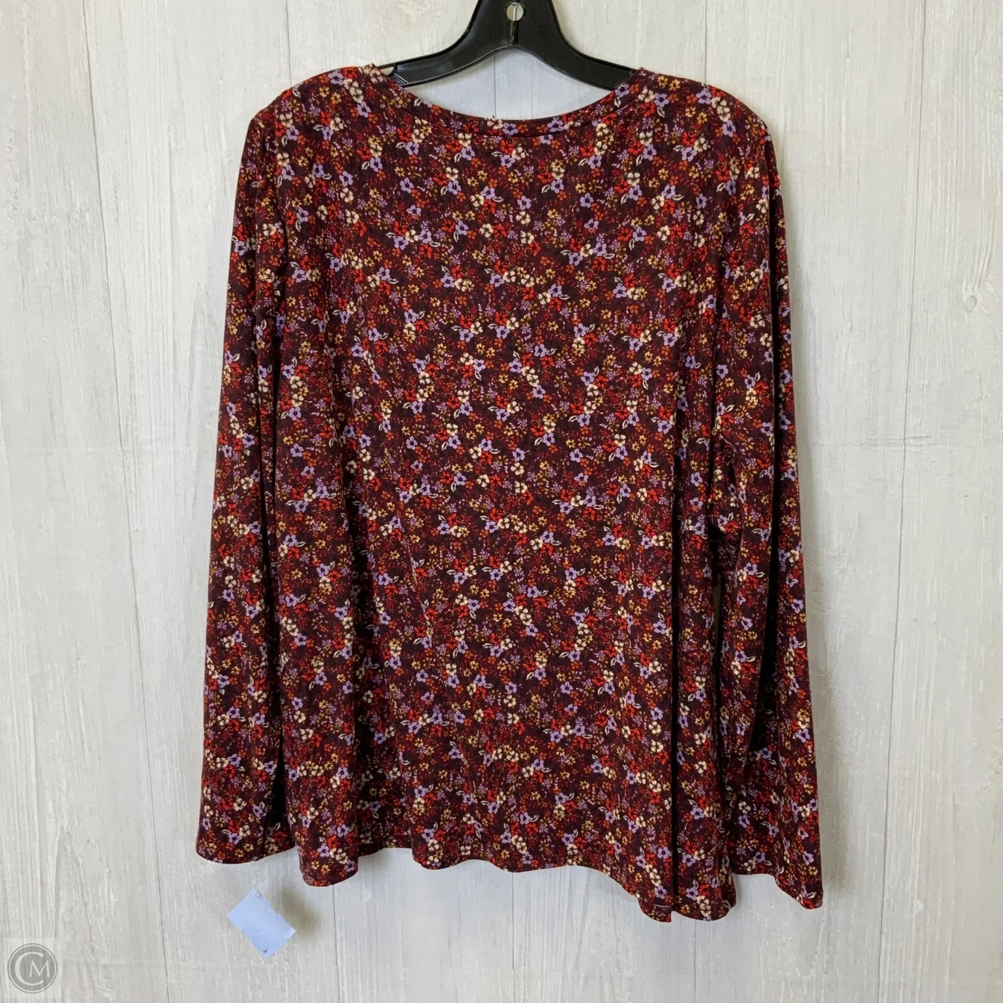 Top Long Sleeve By Lane Bryant In Floral Print, Size: 4x