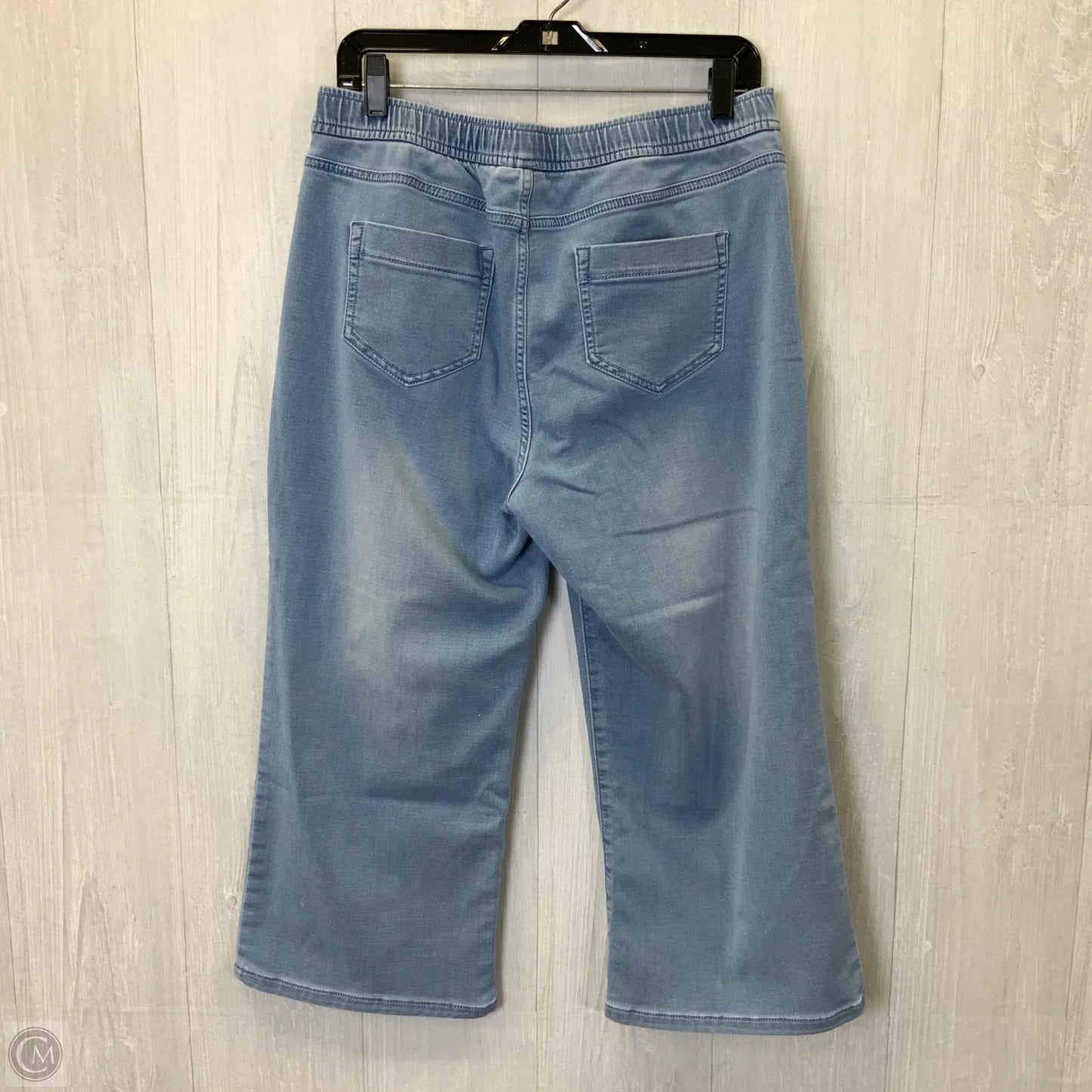 Pants Cropped By Pure Jill In Blue Denim, Size: Mp
