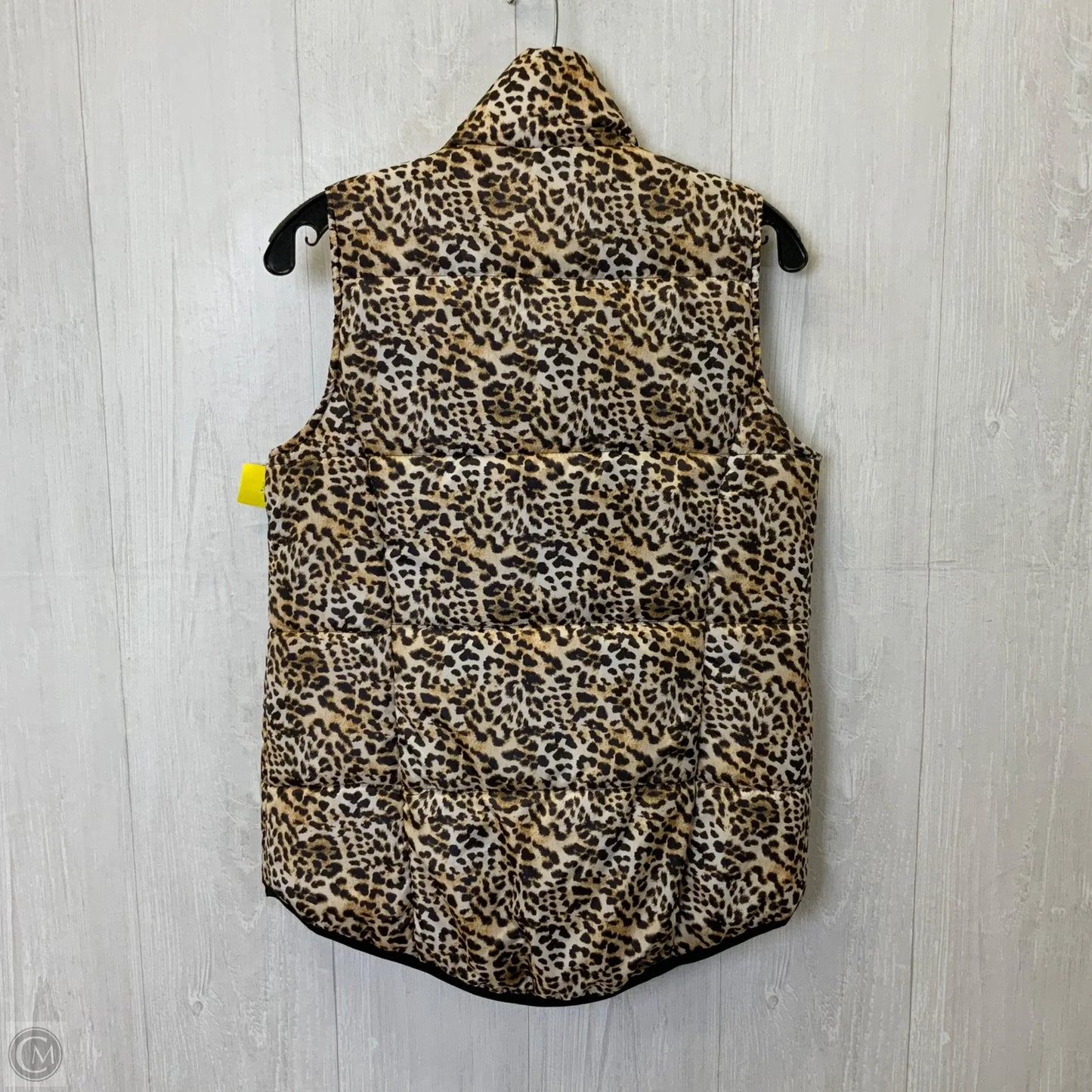 Vest Puffer & Quilted By New Directions In Leopard Print, Size: L