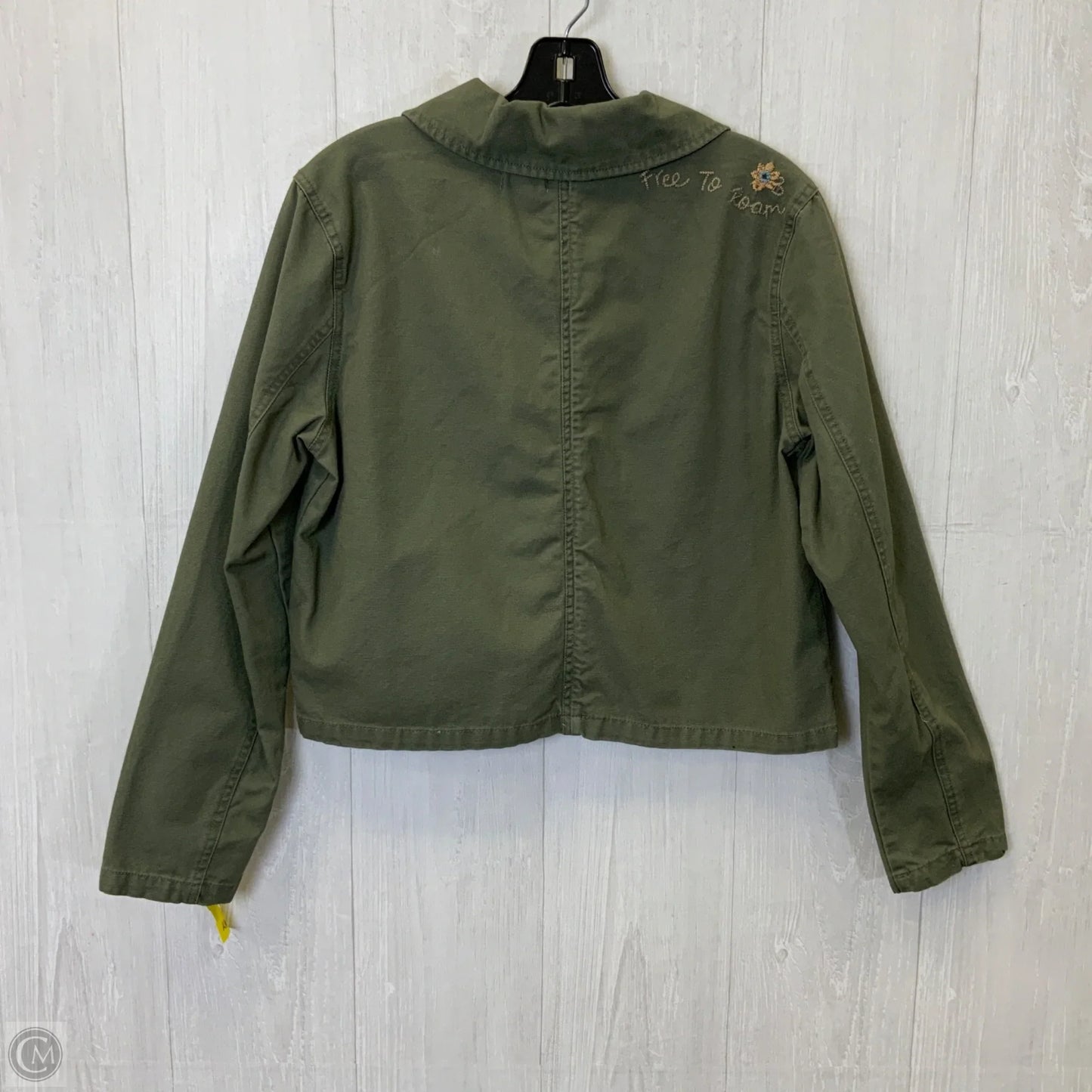 Jacket Shirt By Ana In Green, Size: M