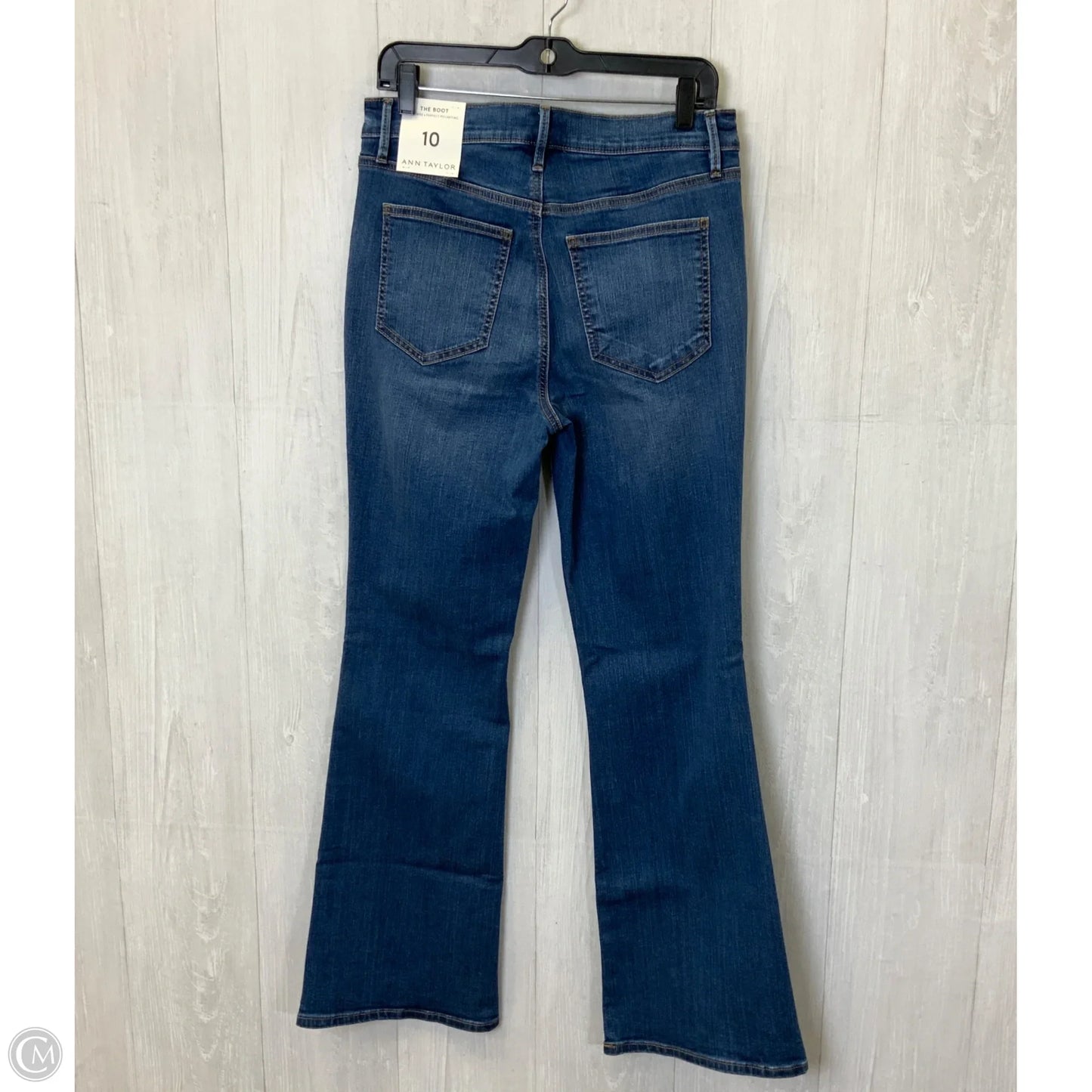 Jeans Boot Cut By Ann Taylor In Blue Denim, Size: 10