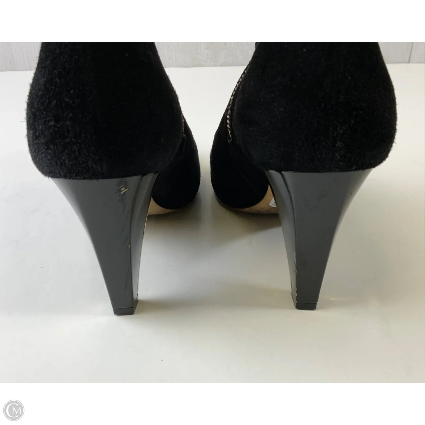 Boots Luxury Designer By Jimmy Choo In Black, Size: 9