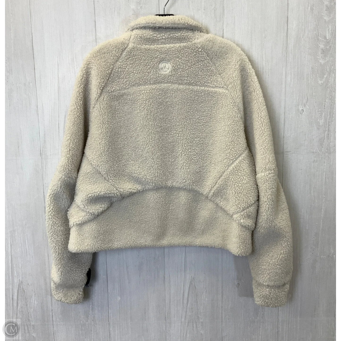 Jacket Faux Fur & Sherpa By Lululemon In Cream, Size: M