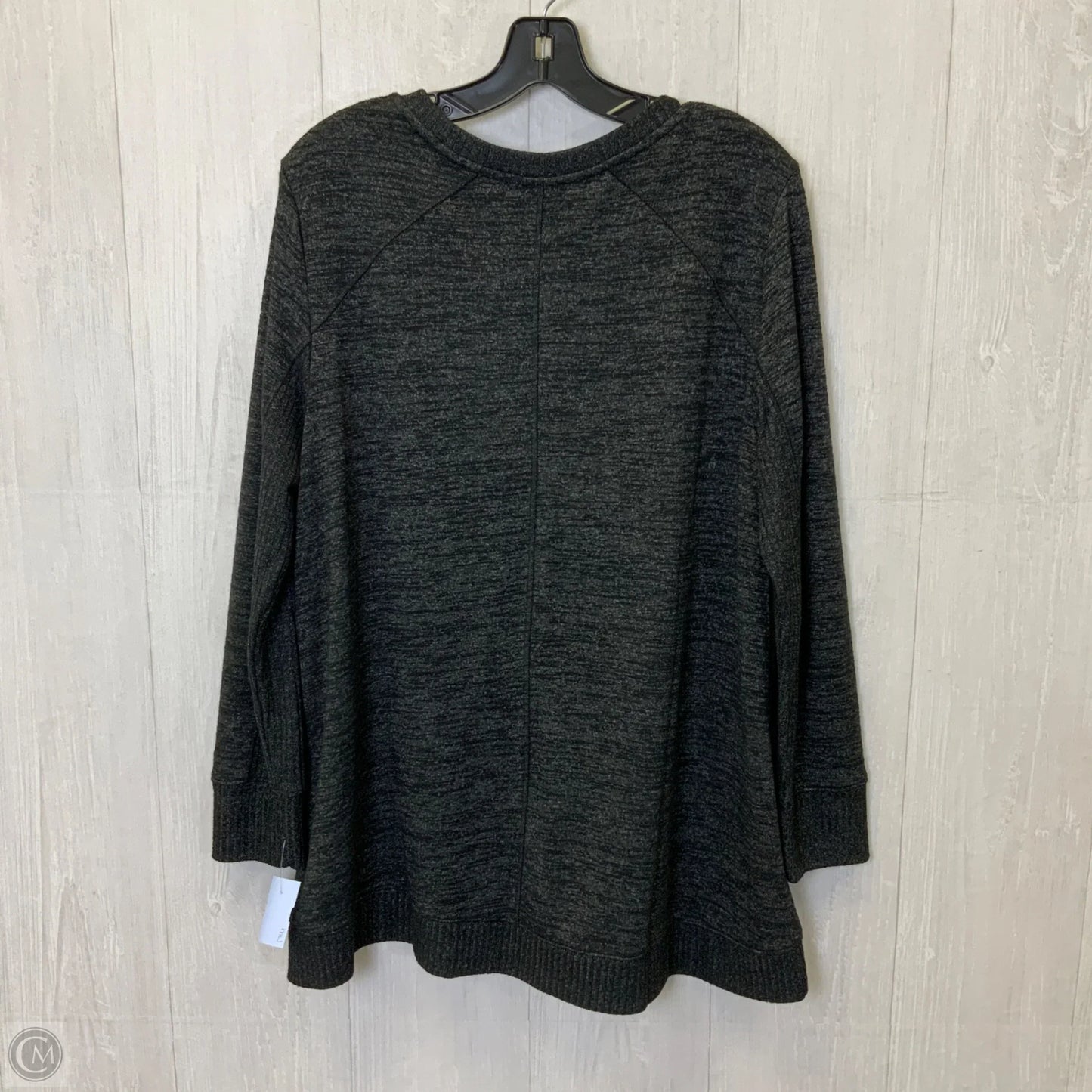 Top Long Sleeve By Chicos In Black, Size: L