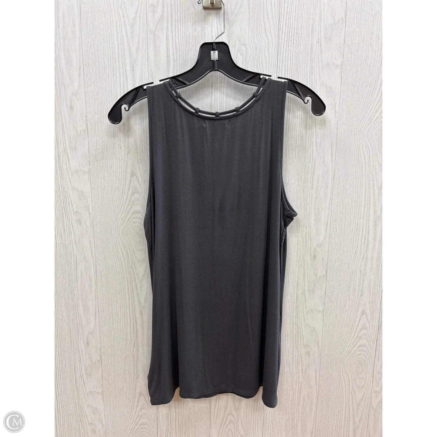 Top Sleeveless By Maurices In Grey, Size: S