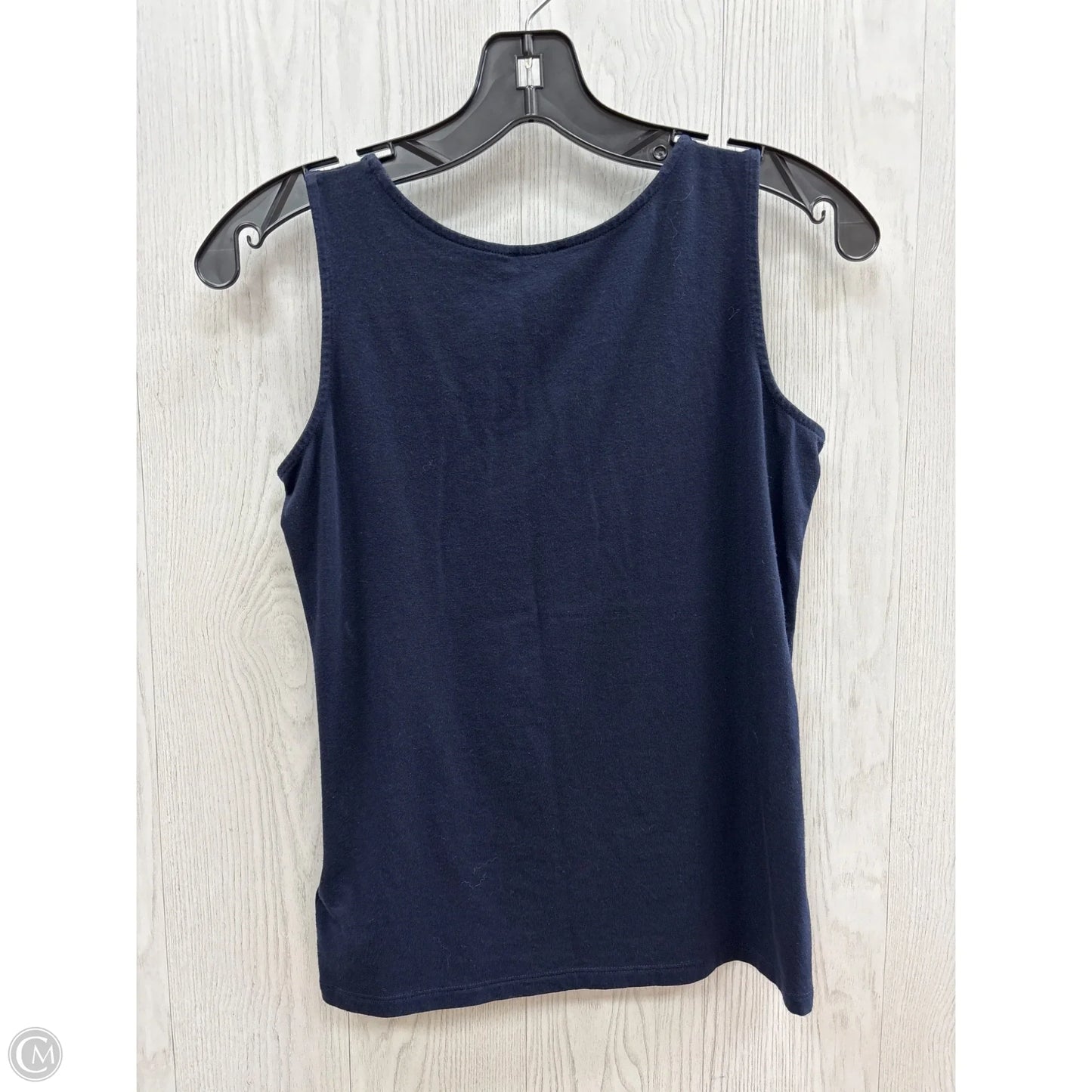 Top Sleeveless Basic By Talbots In Navy, Size: Xs