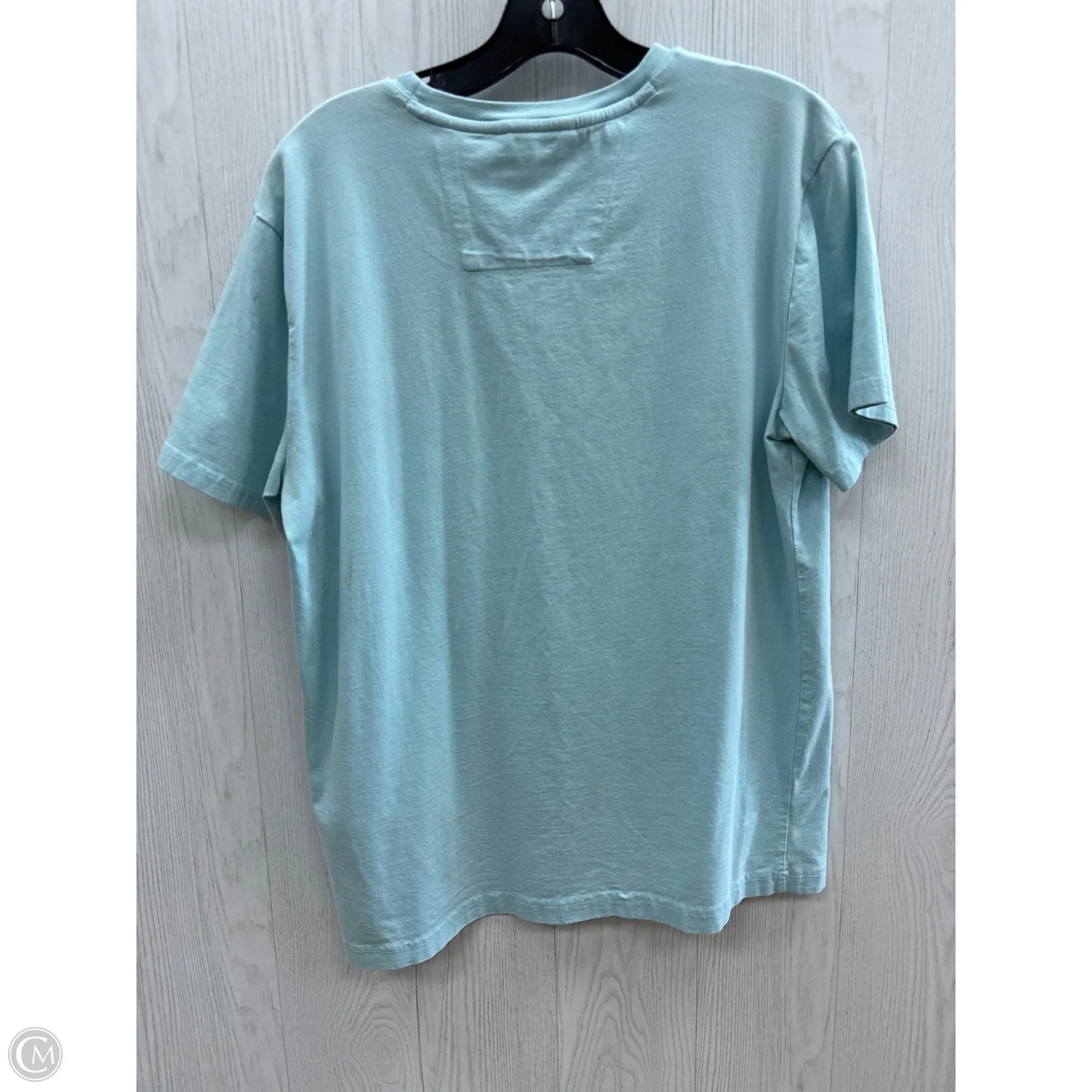 Top Short Sleeve By Nautica In Blue, Size: M