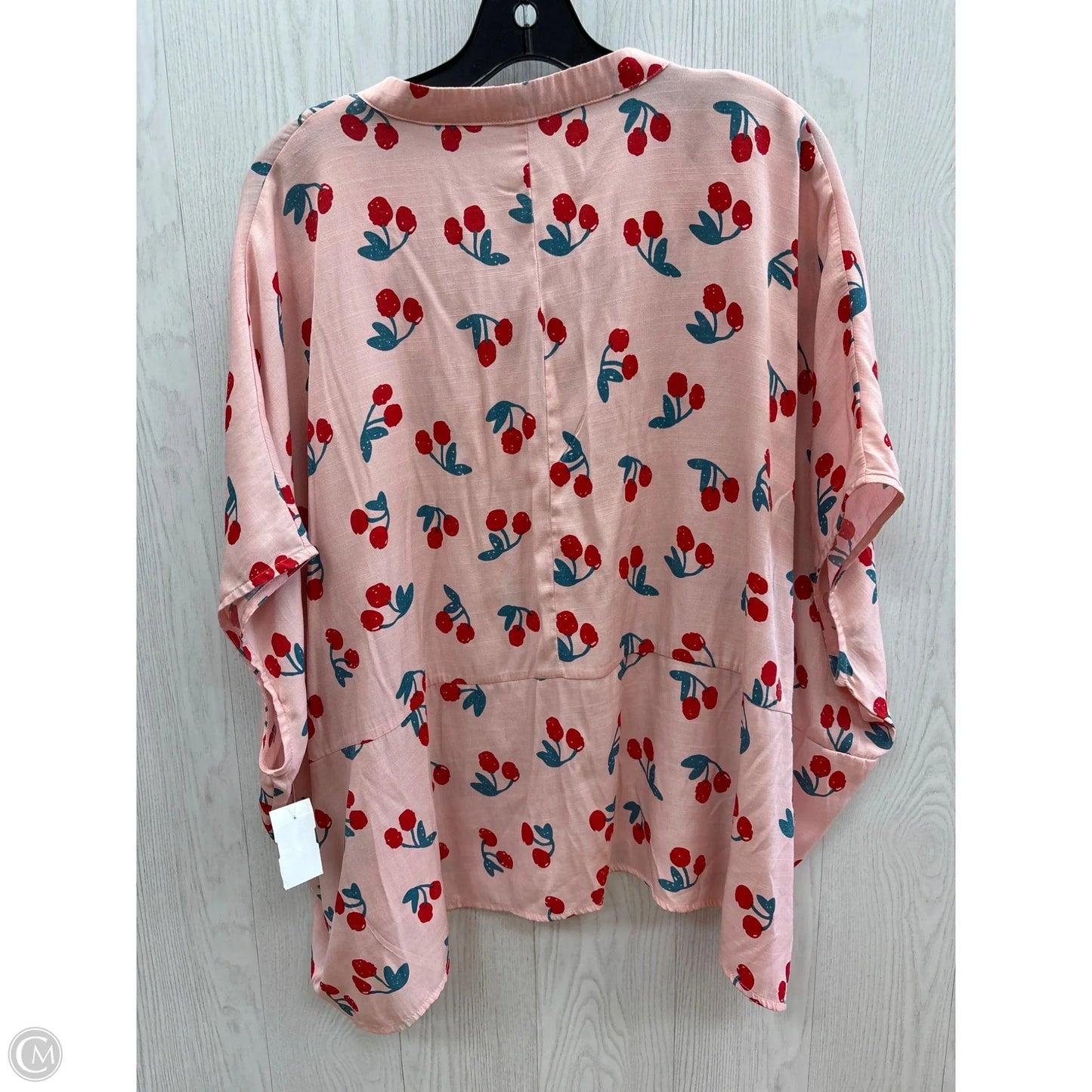 Top Short Sleeve By Jodifl In Pink, Size: L