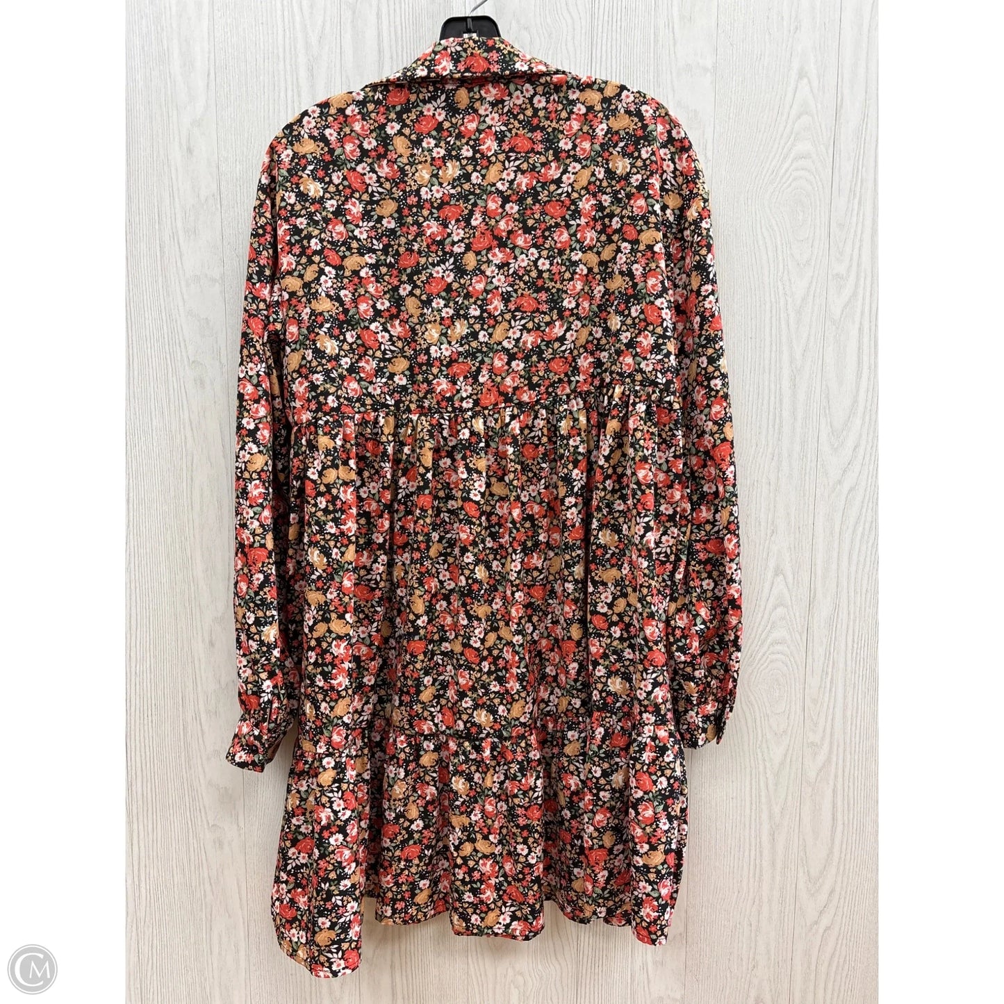 Dress Casual Short By Shein In Floral Print, Size: M