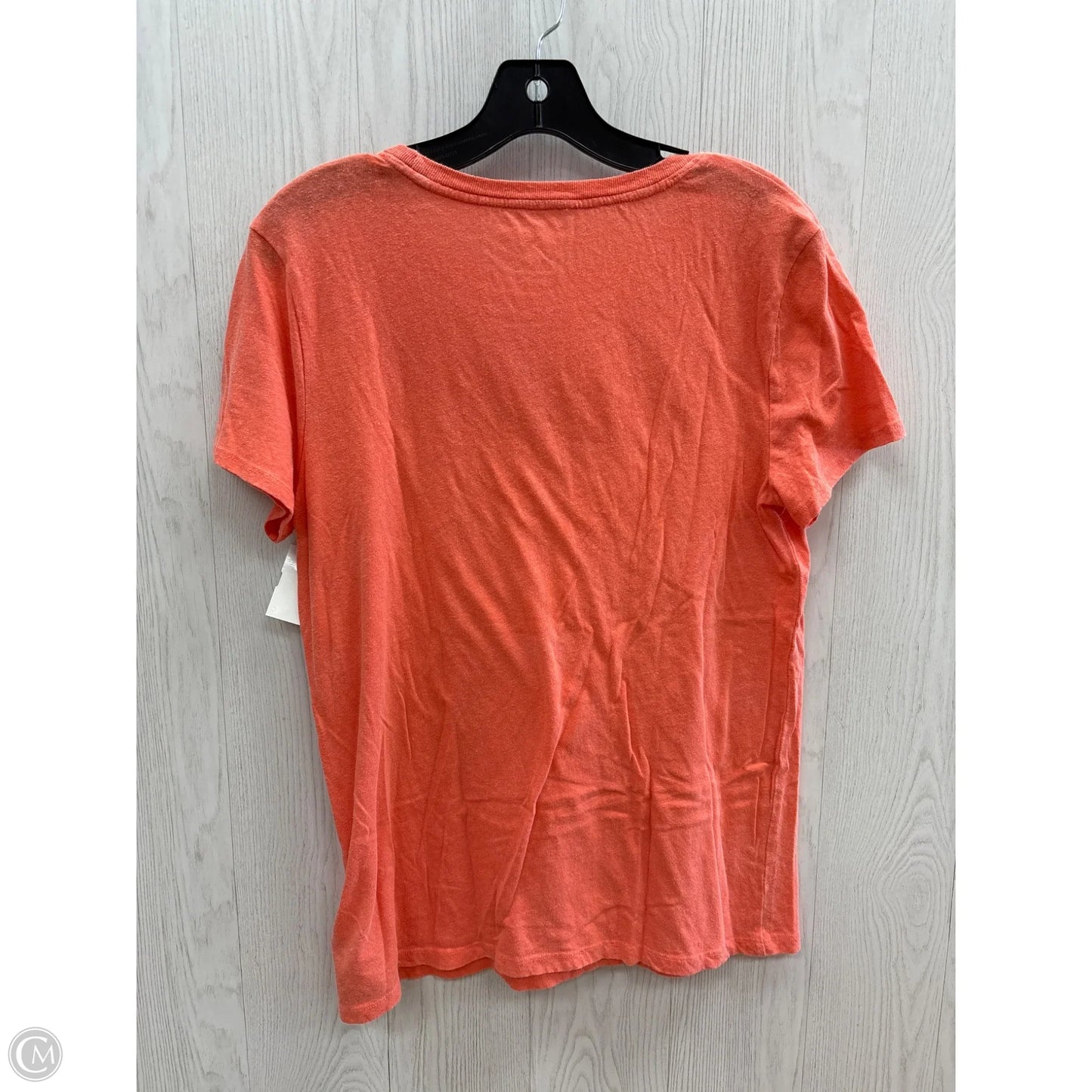 Top Short Sleeve Basic By Universal Thread In Orange, Size: M