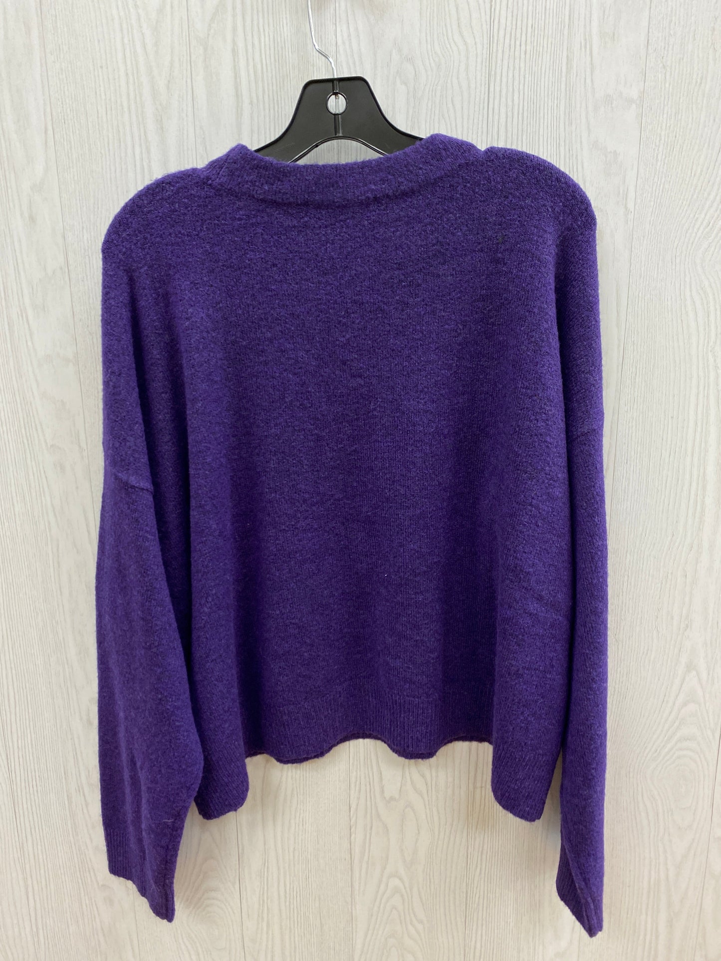 Sweater By New York And Co In Purple, Size: L