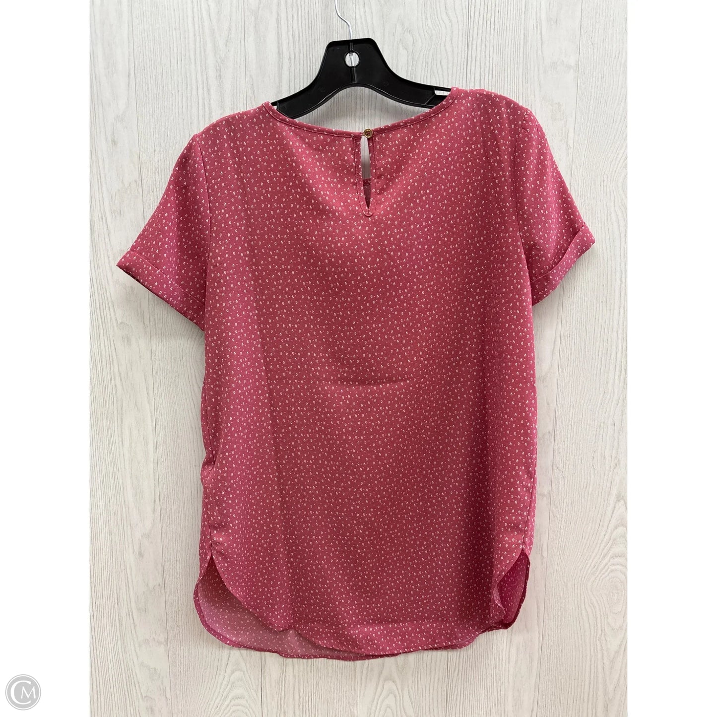 Top Short Sleeve By Lc Lauren Conrad In Pink, Size: S