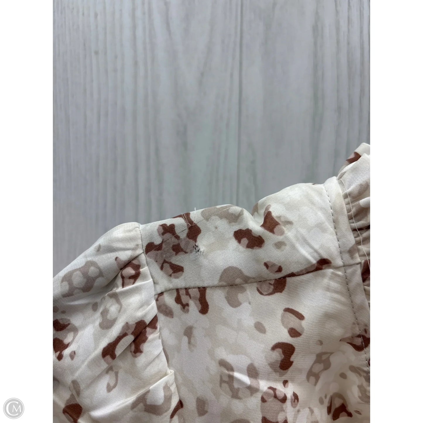 Dress Designer By Frye In Tan & White, Size: S