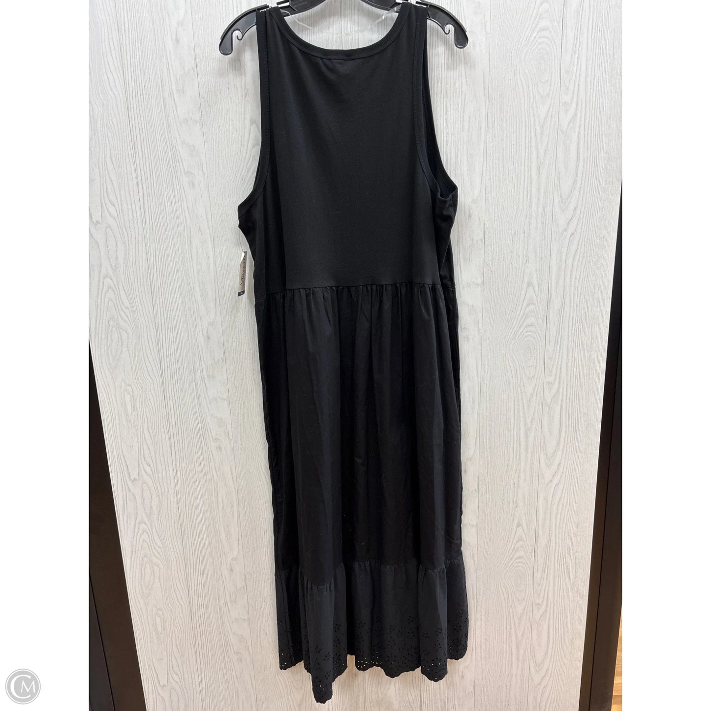 Dress Casual Maxi By Terra & Sky In Black, Size: 1x
