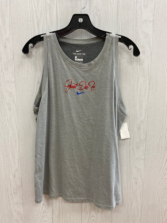 Athletic Tank Top By Nike  Size: L
