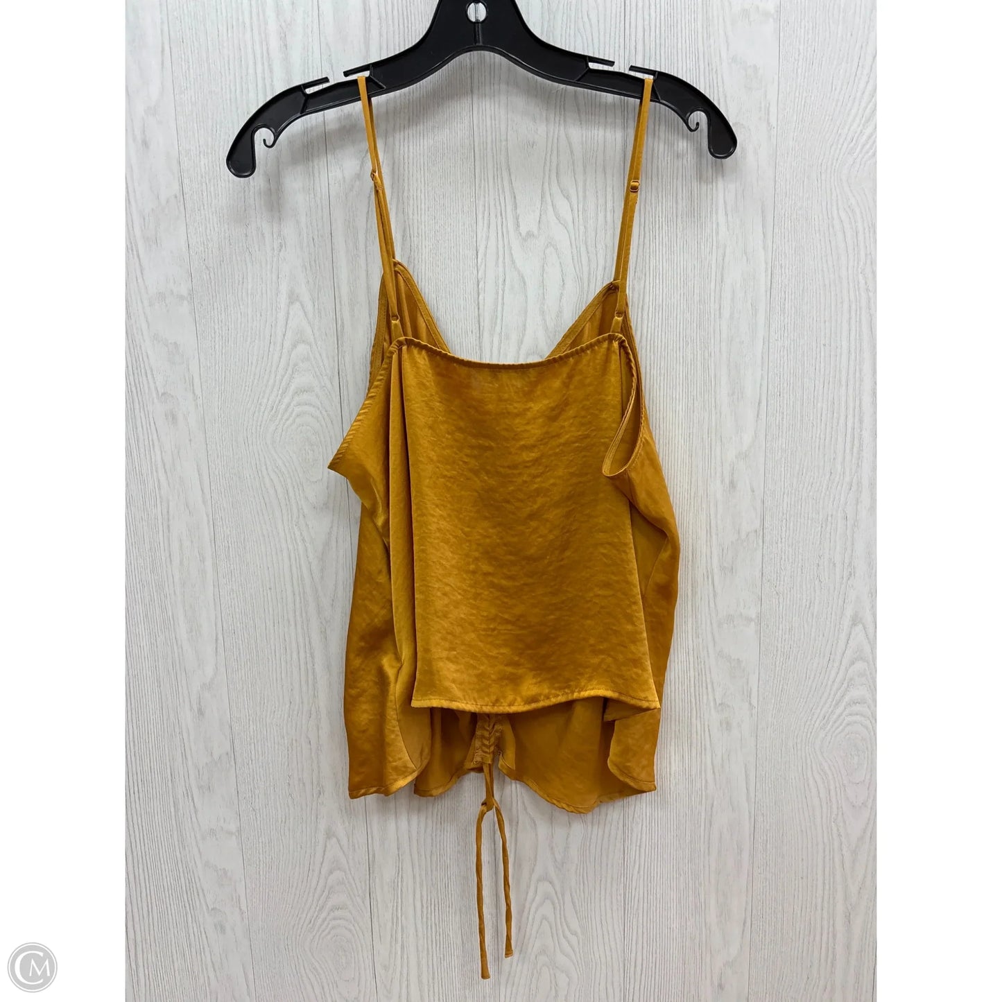 Top Sleeveless Basic By Nine West In Yellow, Size: Xl